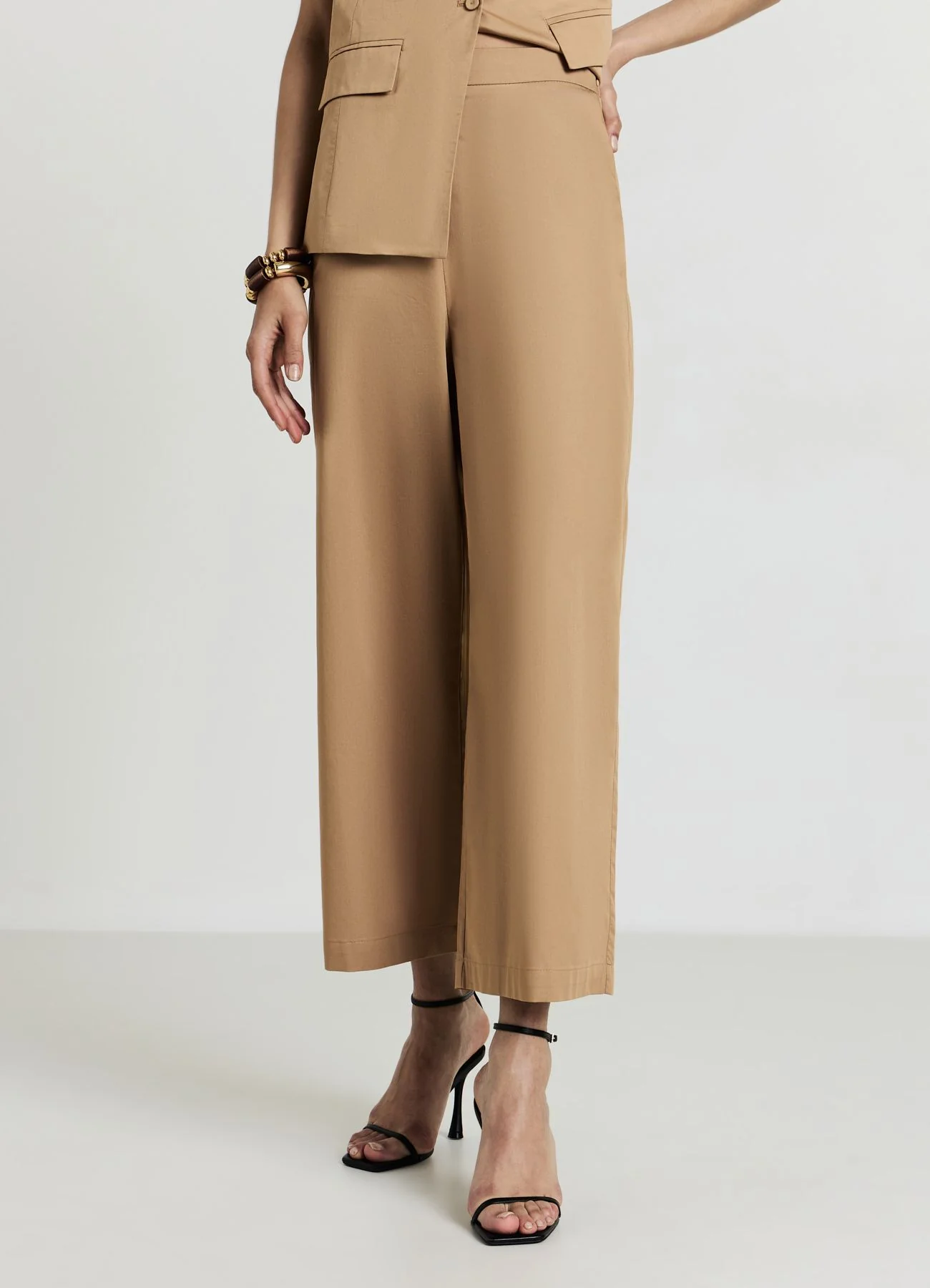 Pantalone palazzo crop - Image 2