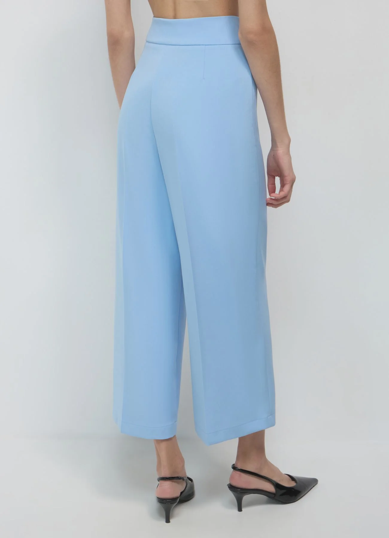 Pantalone palazzo cropped - Image 3