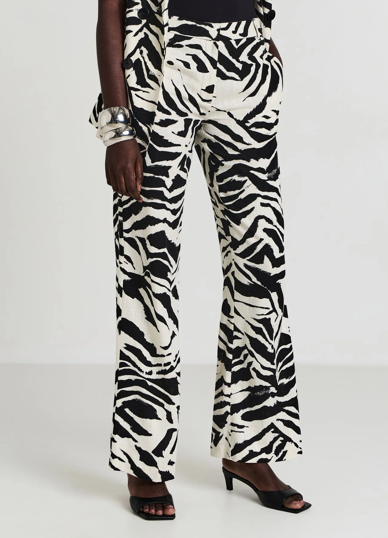 Pantalone palazzo fantasia zebrata - Image 3