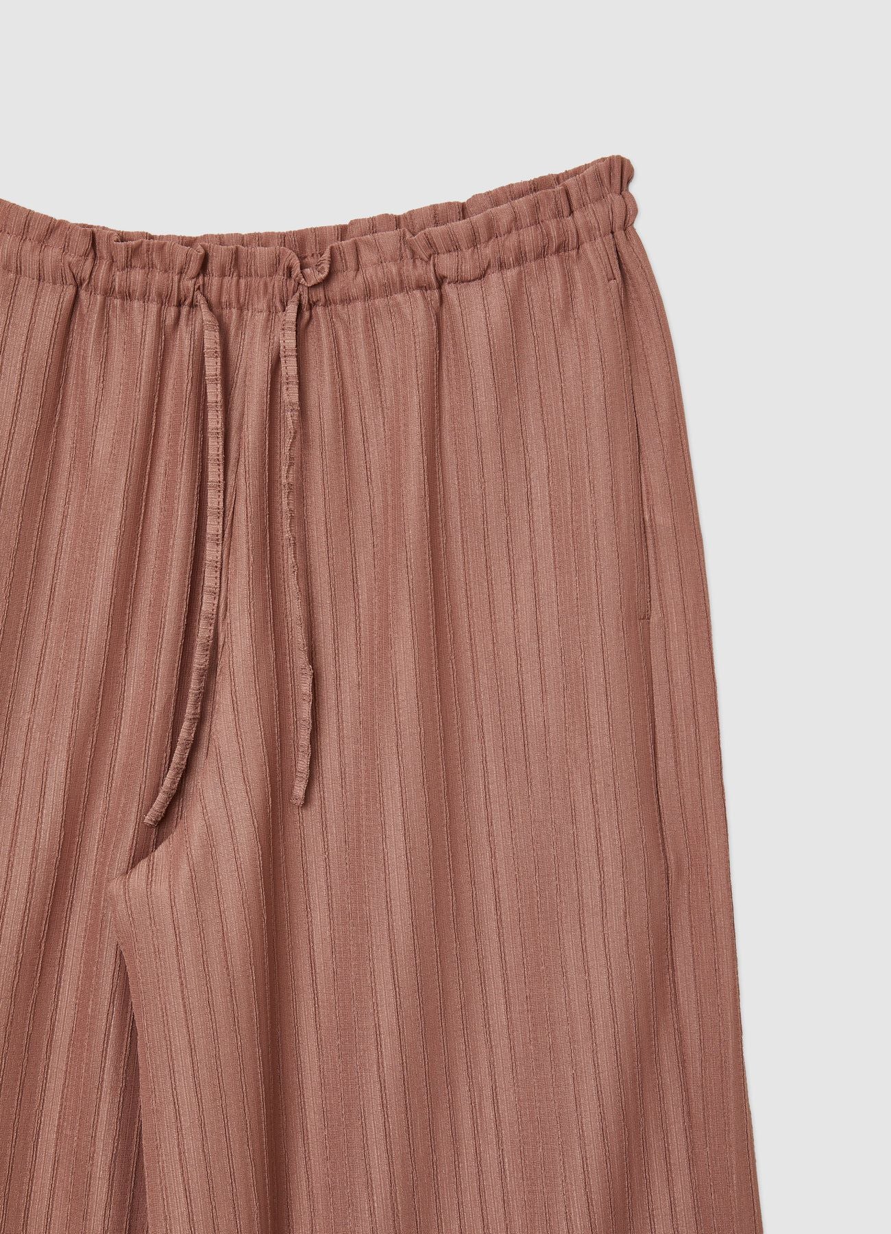 Pantalone palazzo tessuto in rilievo - Image 5