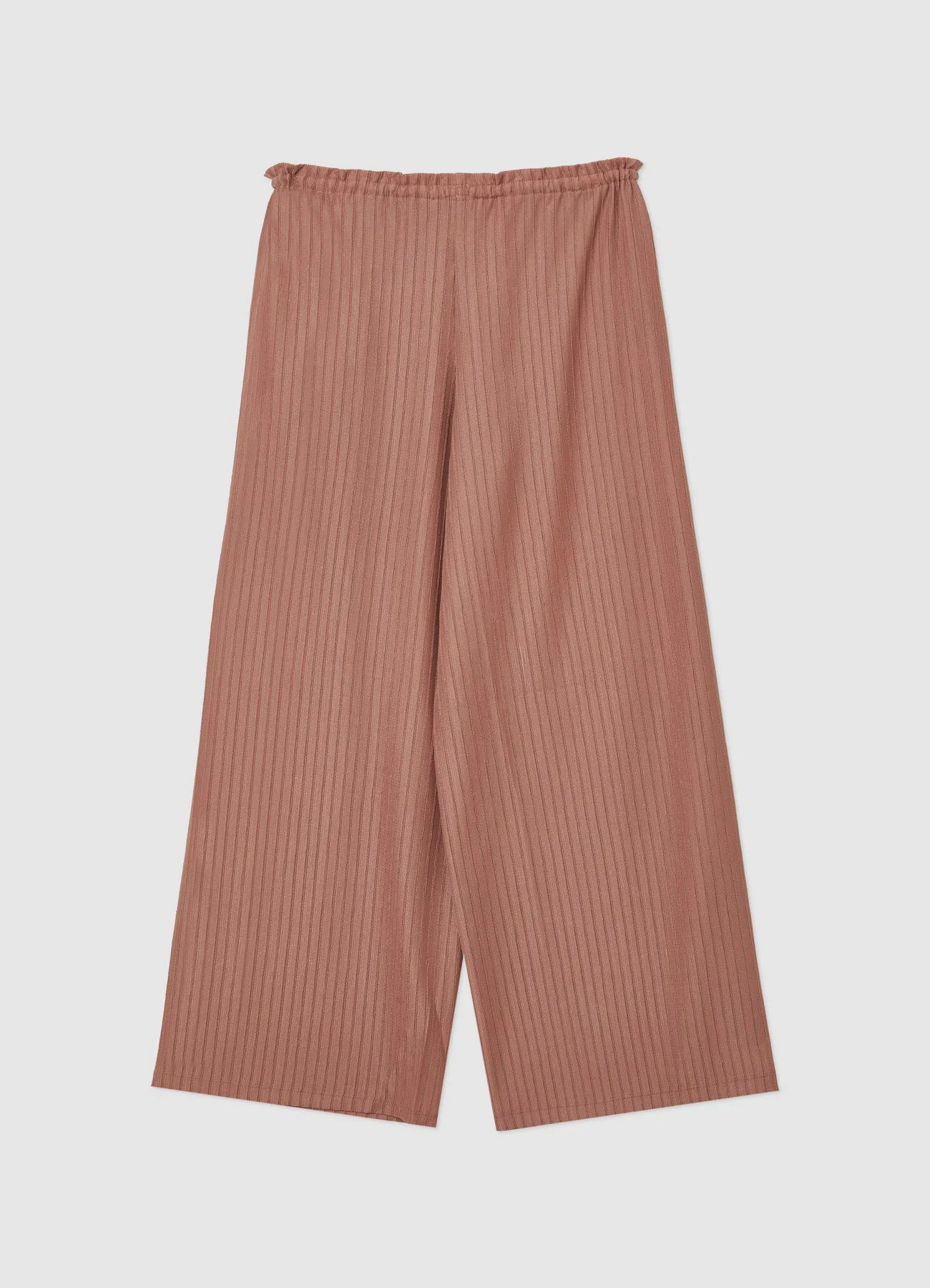 Pantalone palazzo tessuto in rilievo - Image 6
