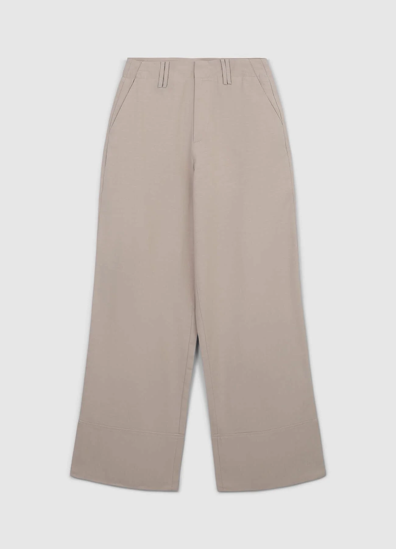 Pantalone palazzo tinta unita - Image 4
