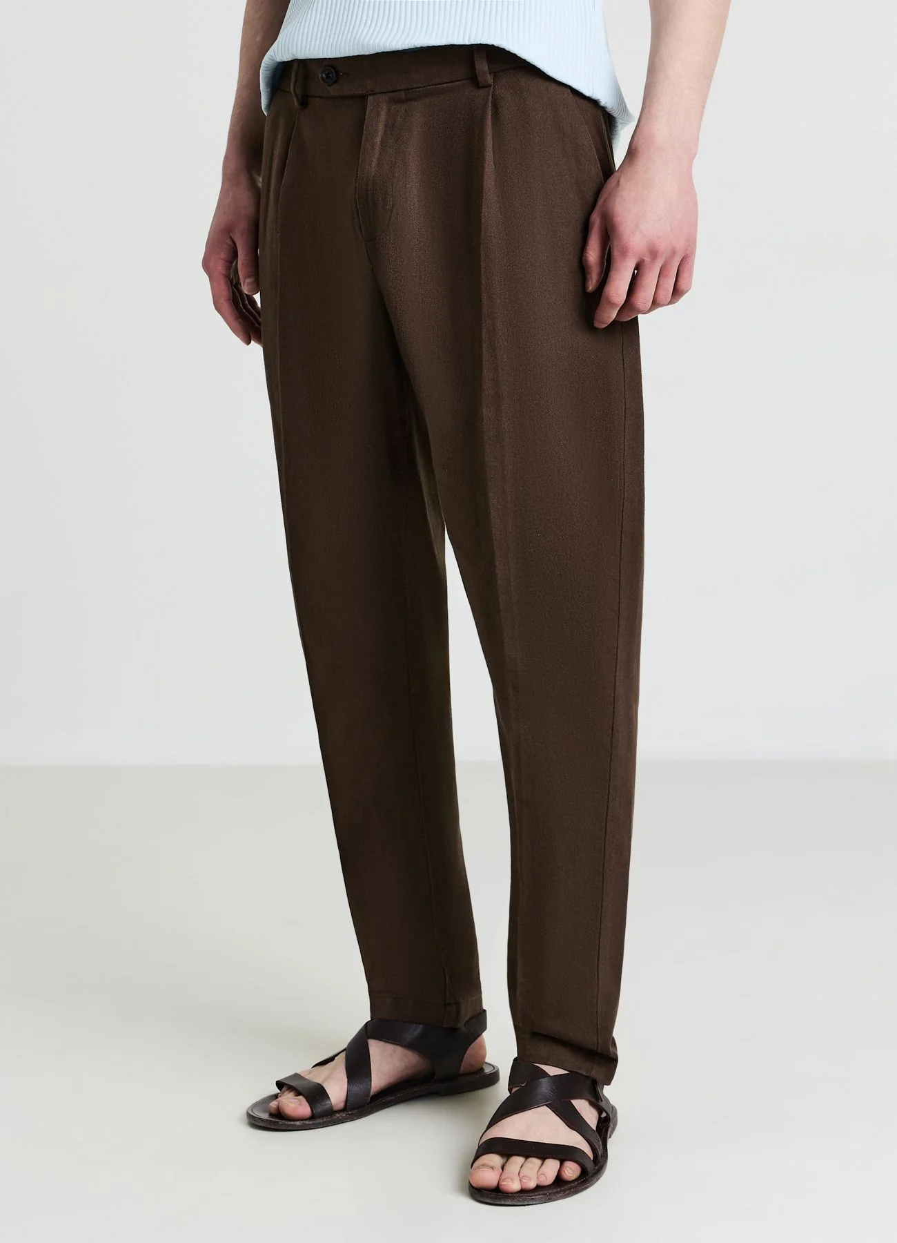 Pantalone relaxed tinta unita - Image 2