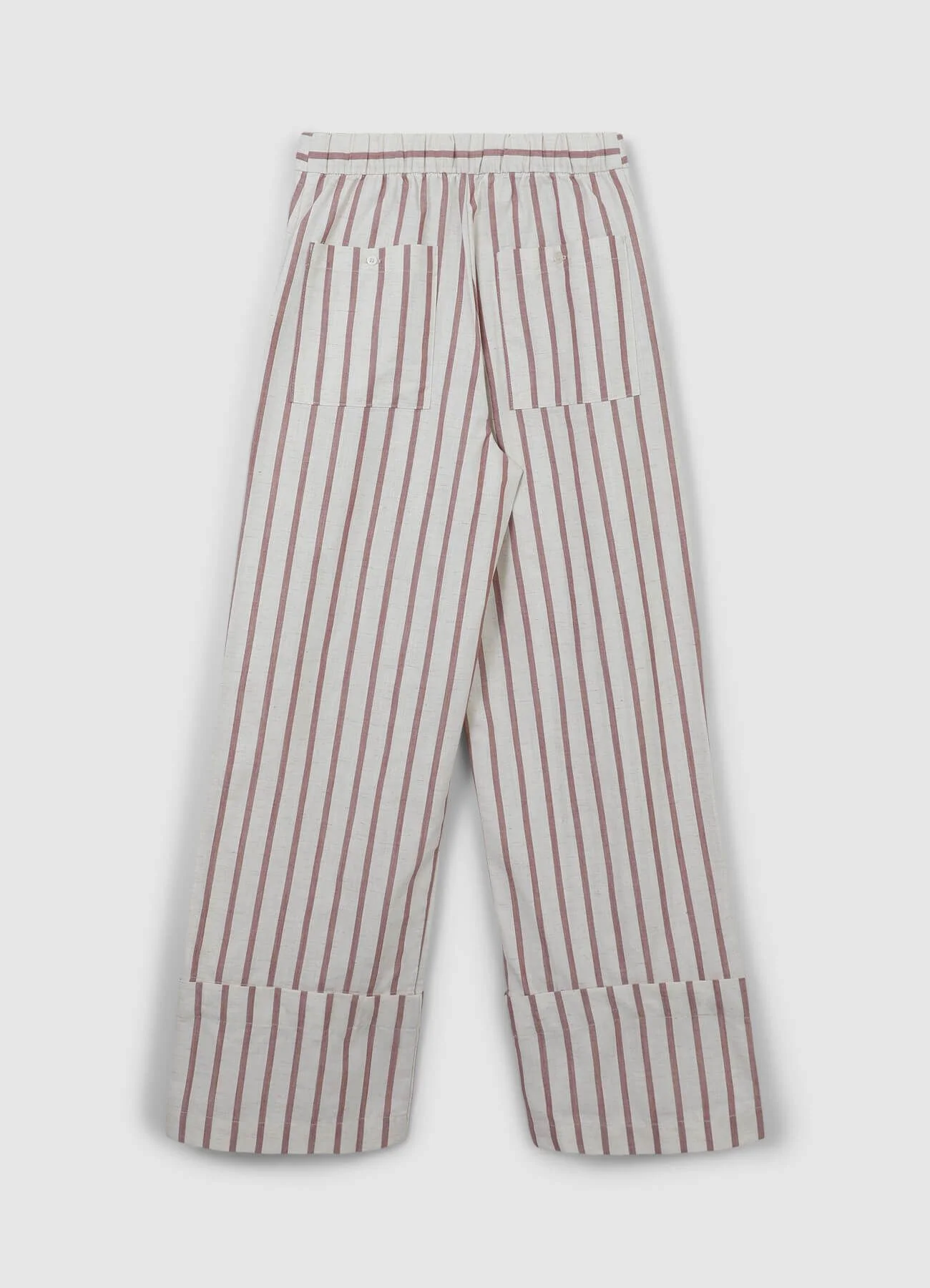 Pantalone straight a righe - Image 4