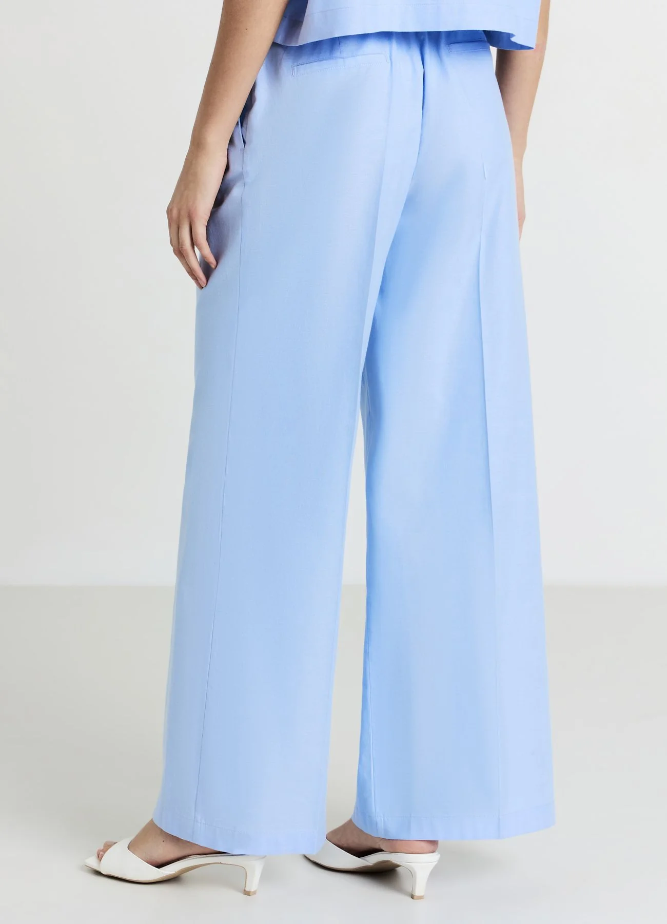 Pantalone straight in cotone - Image 2