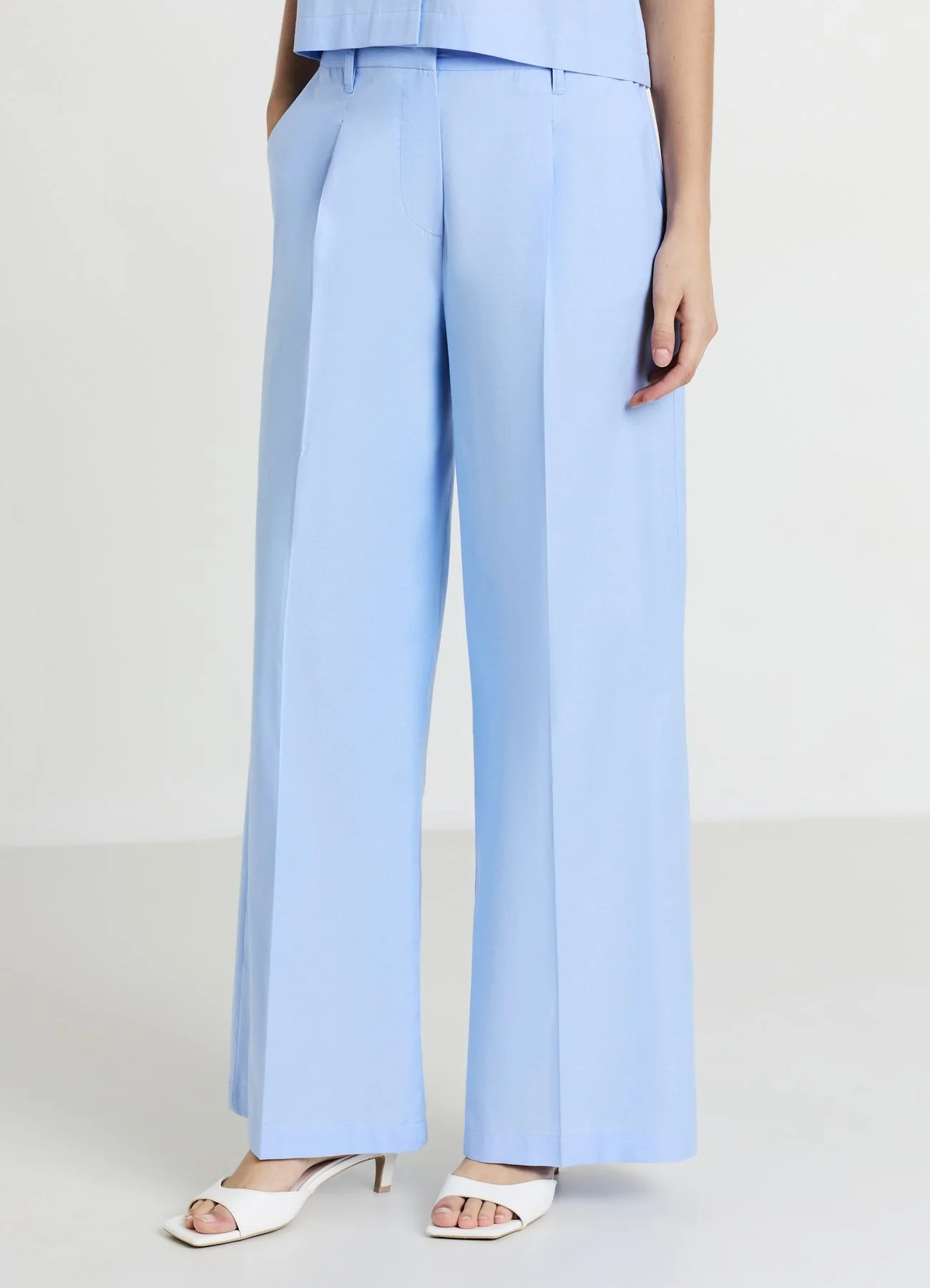 Pantalone straight in cotone - Image 3