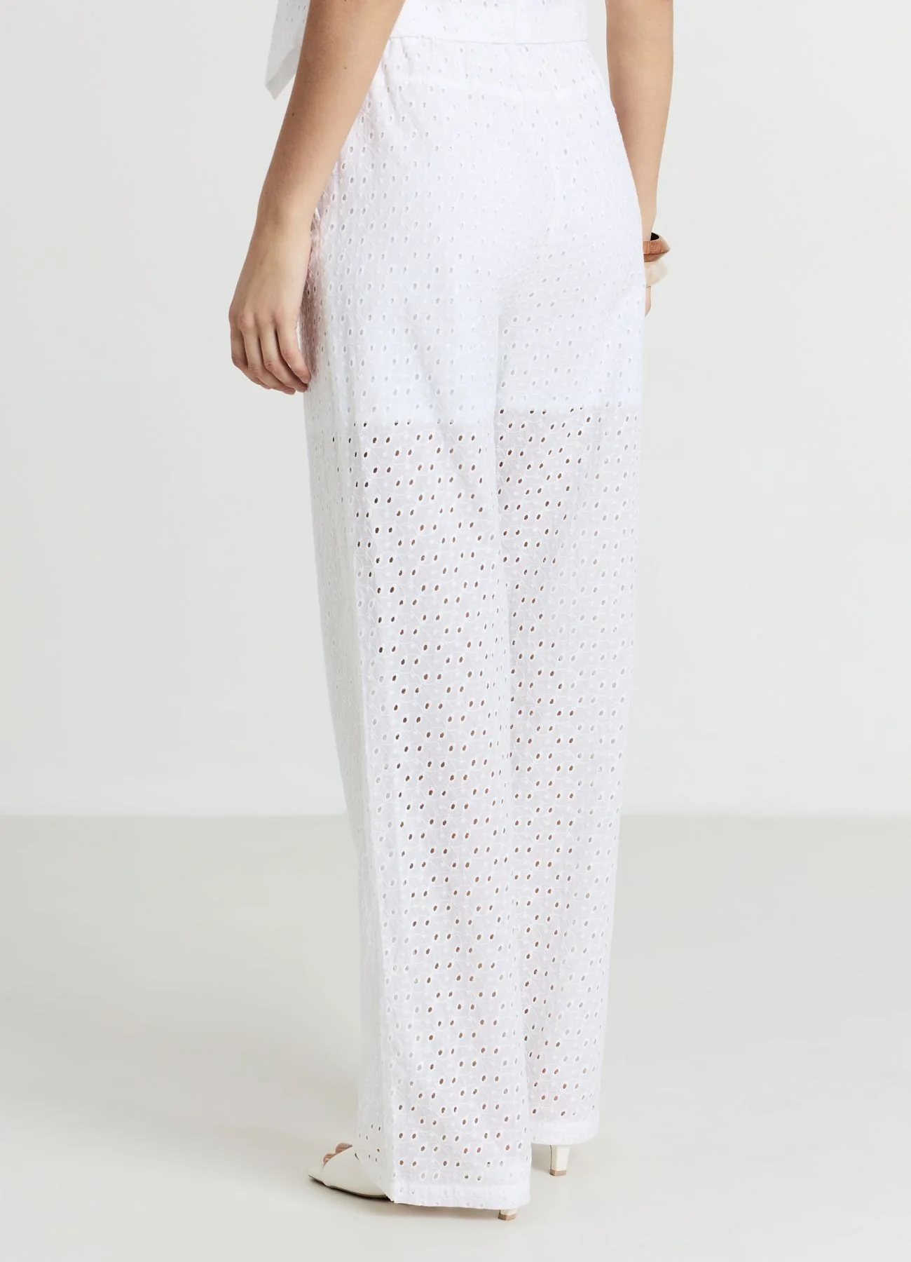 Pantalone straight in sangallo - Image 2