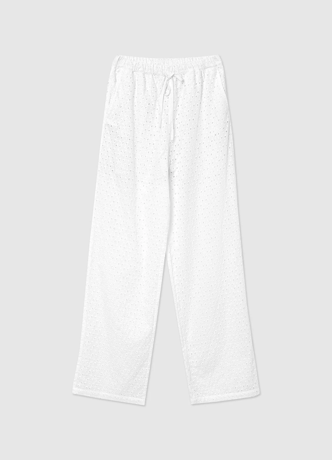 Pantalone straight in sangallo - Image 4
