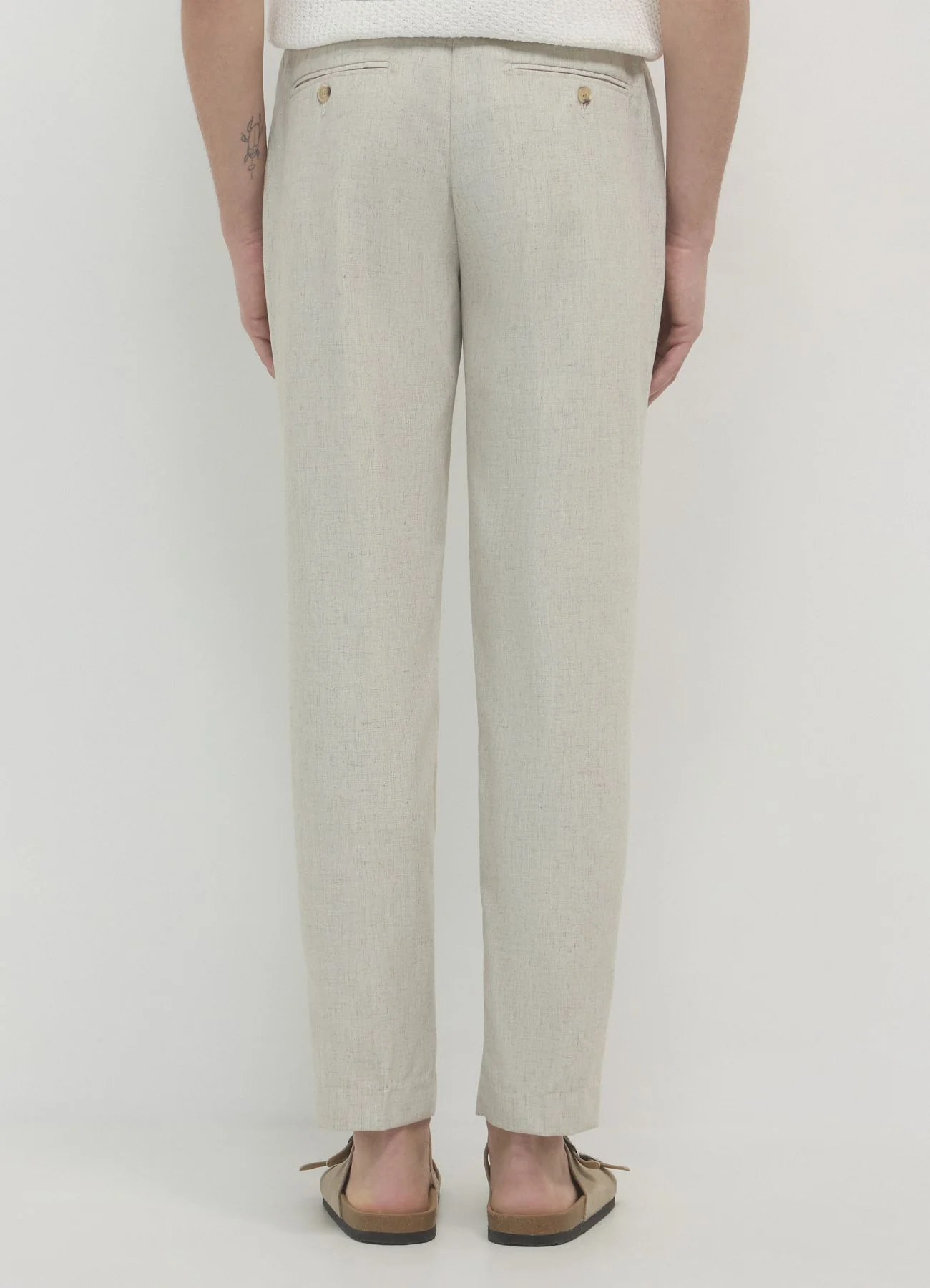 Pantalone tessuto spinato - Image 3