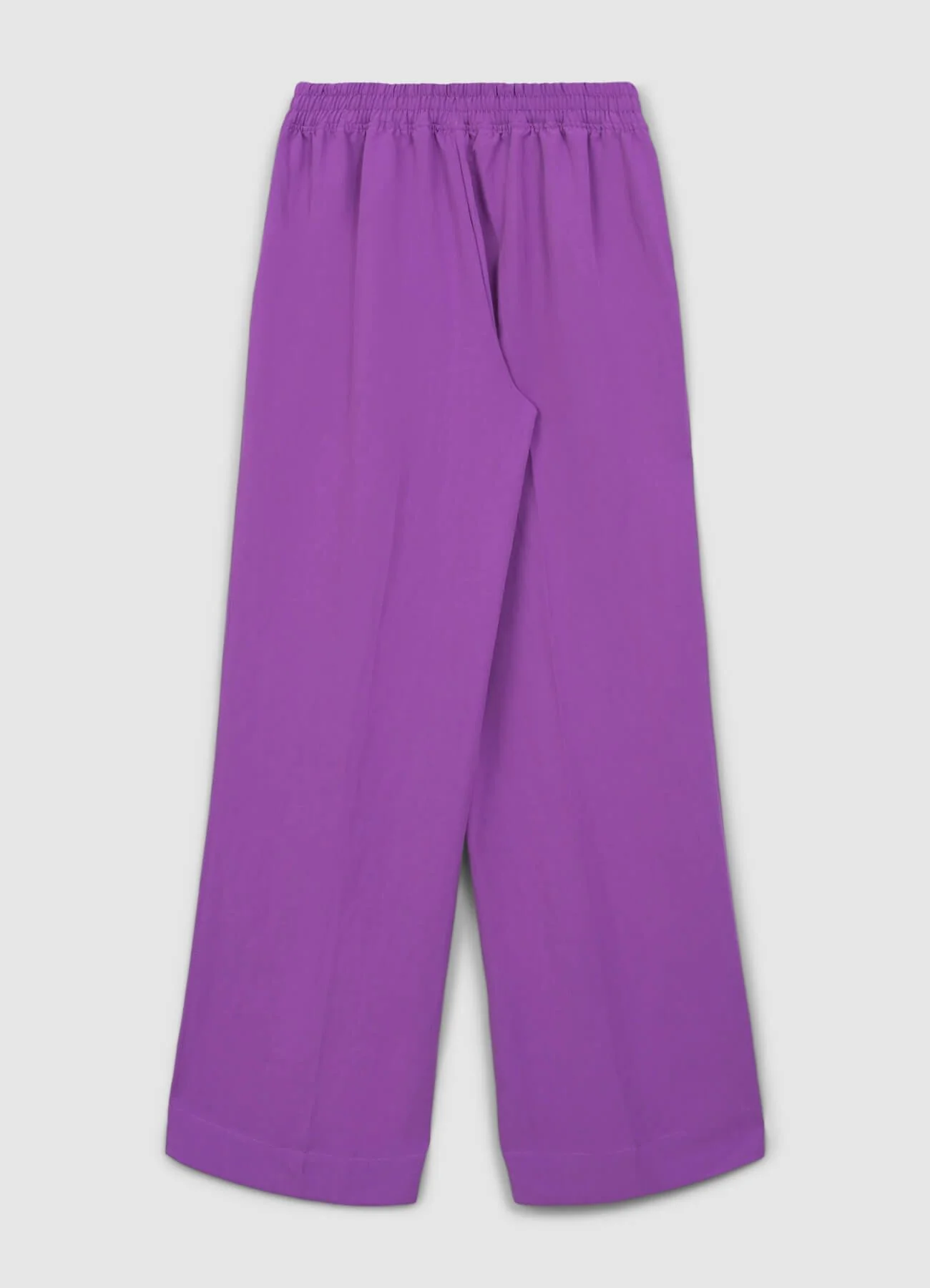 Pantalone tinta unita con elastico - Image 5