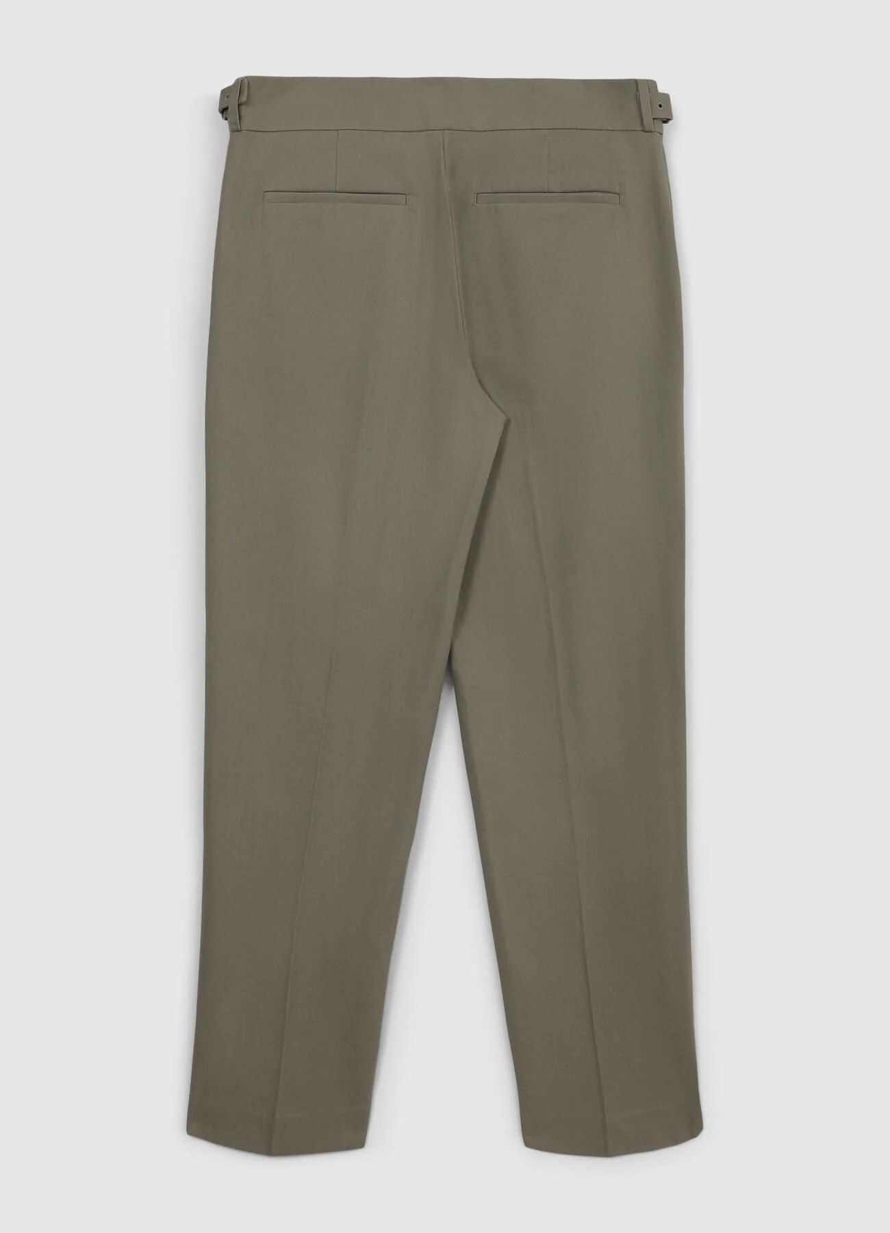 Pantalone tinta unita con fibbia - Image 6