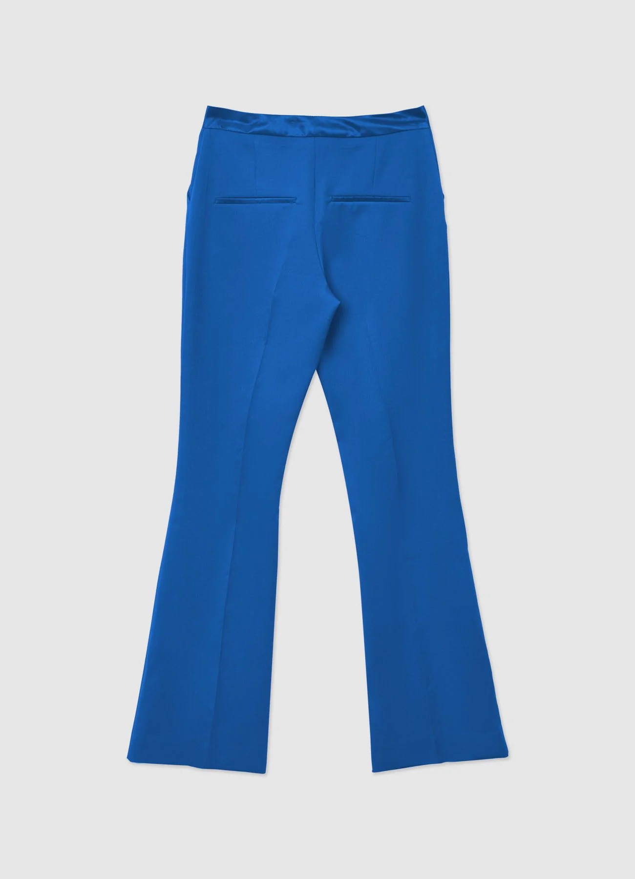 Pantalone zampa fascia simil satin - Image 5