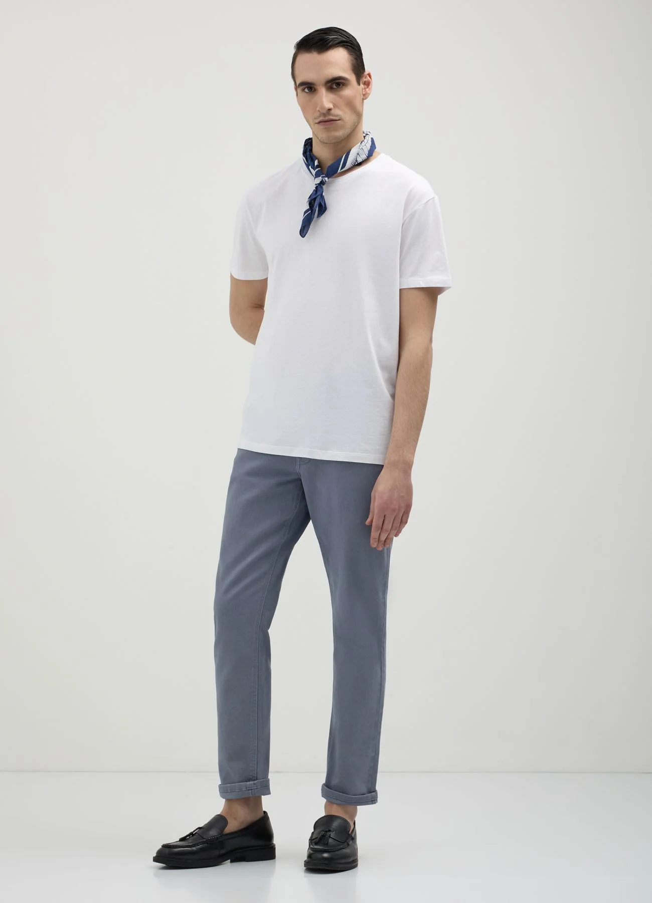 Pantaloni 5 tasche slim