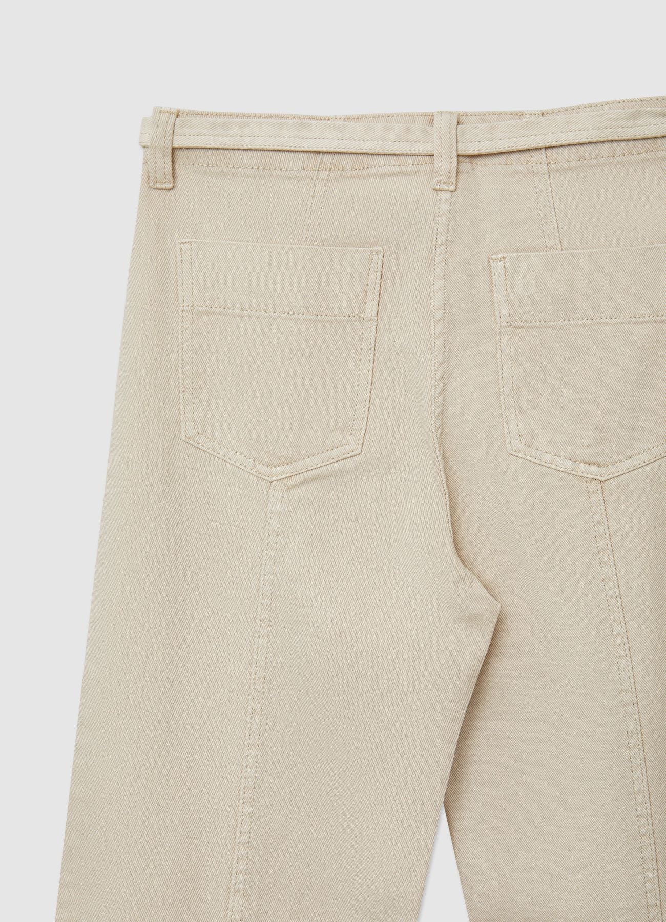 Pantaloni a palazzo con cintura - Image 4