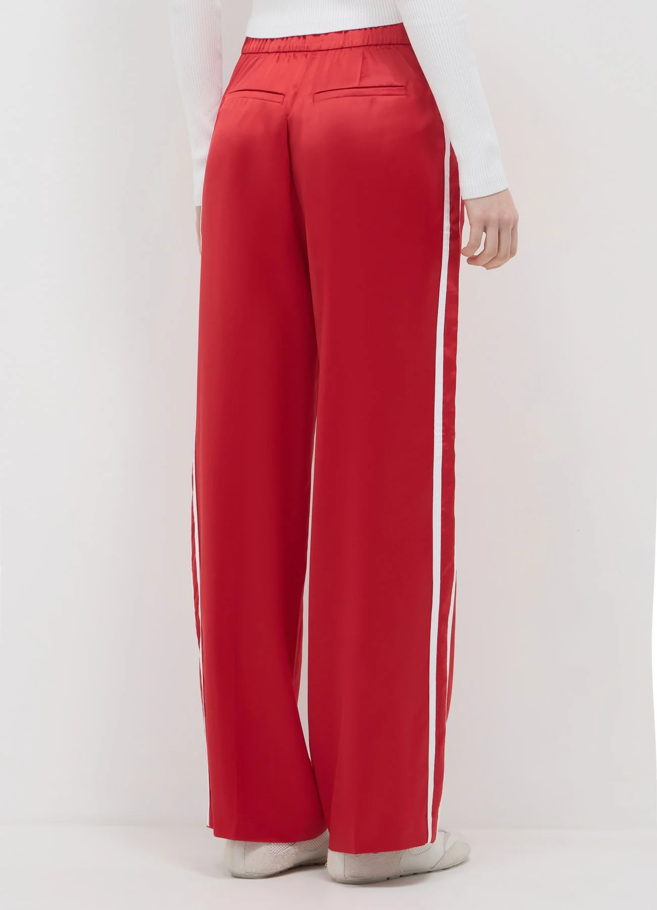 Pantaloni a palazzo con profili - Image 2