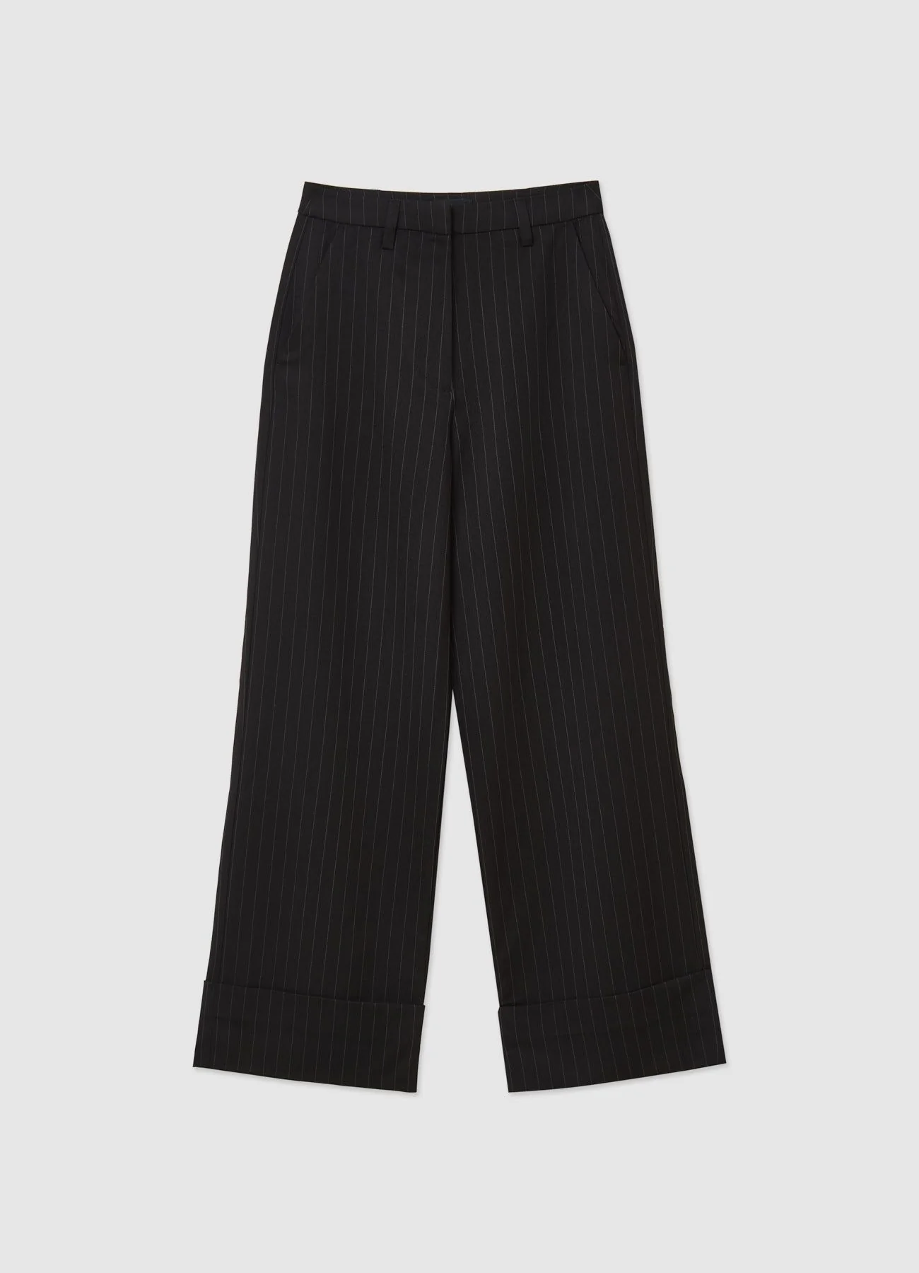 Pantaloni a palazzo gessati - Image 4