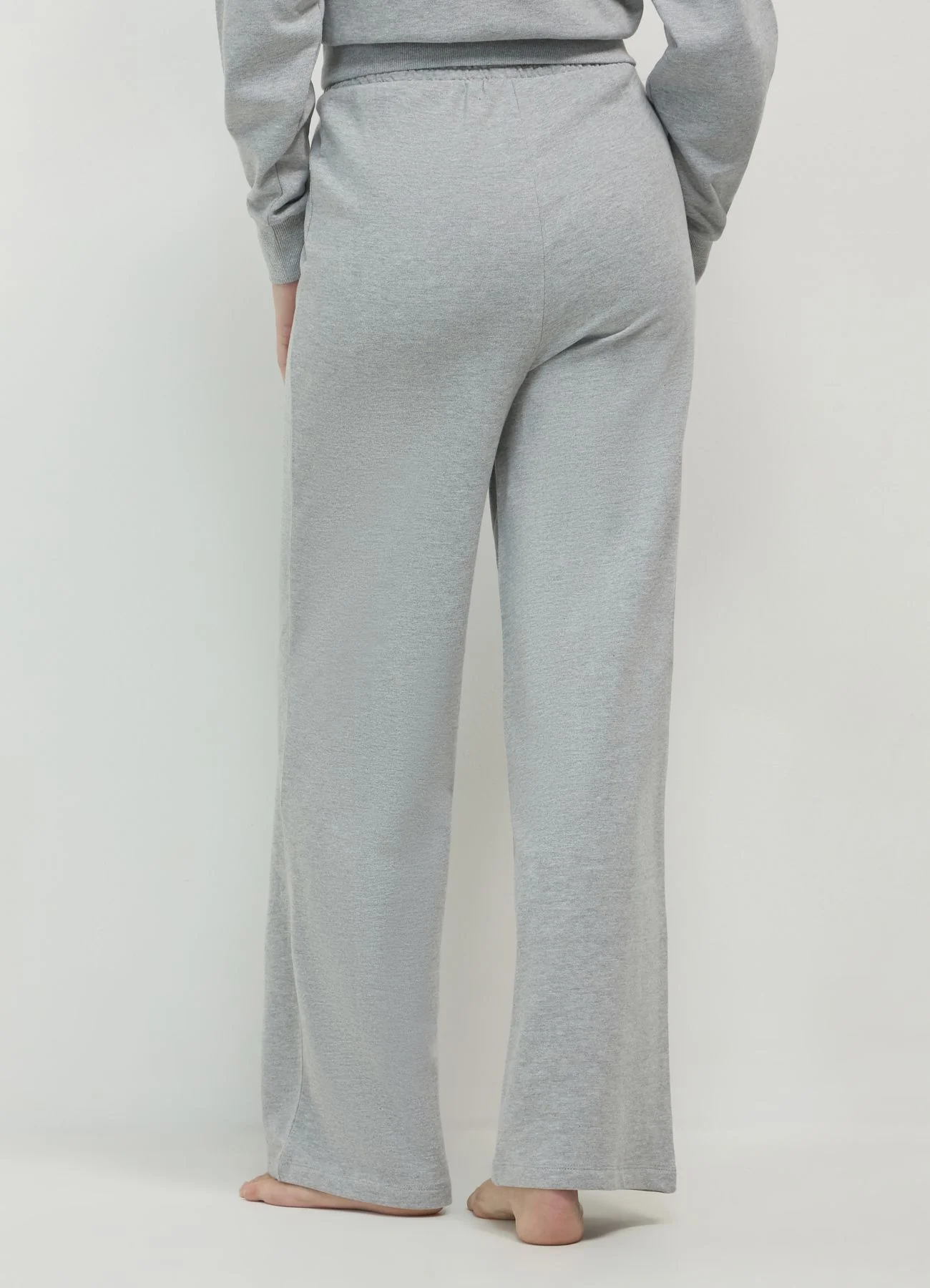 Pantaloni a palazzo in felpa - Image 2