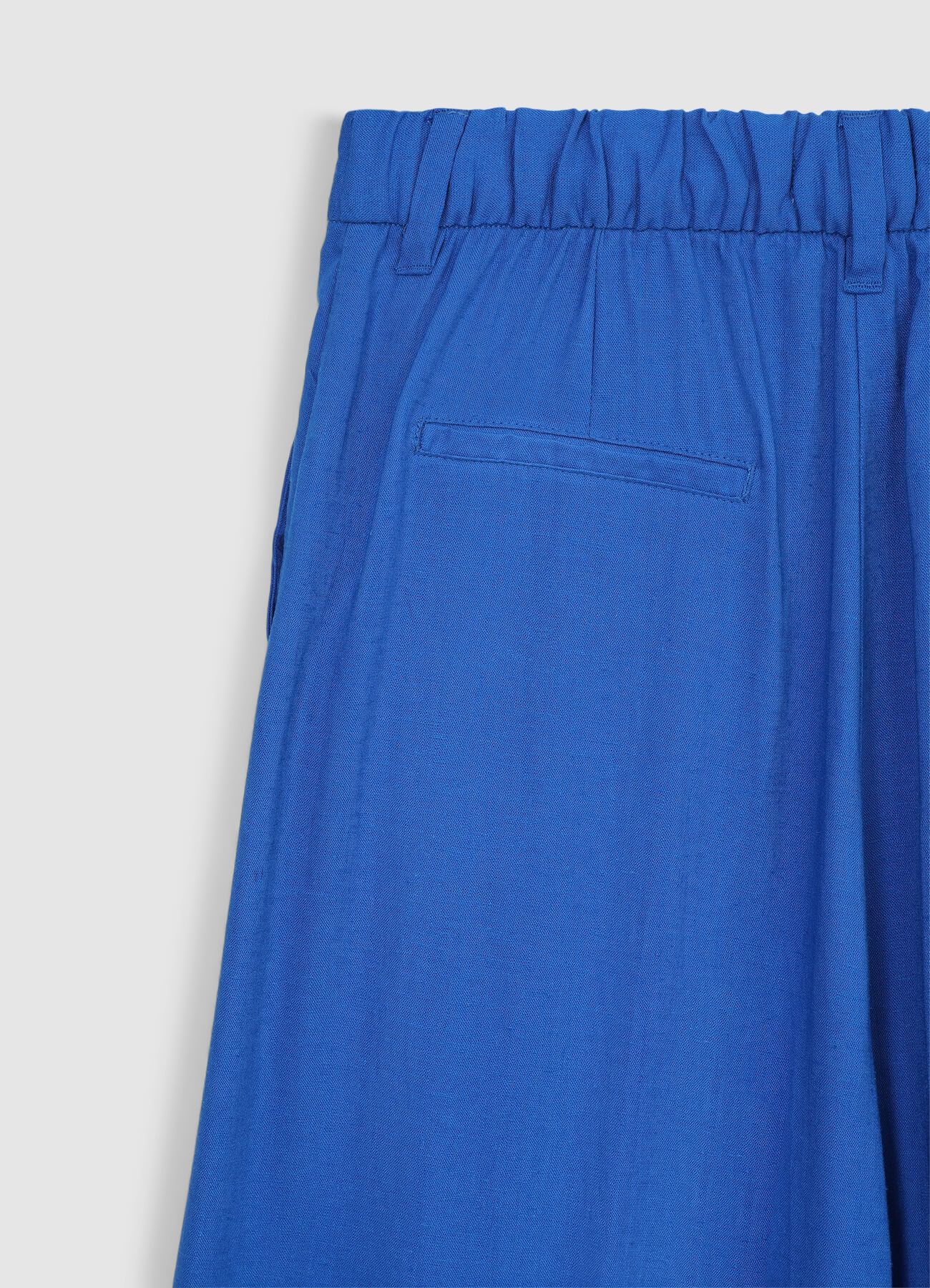 Pantaloni a palazzo misto lino - Image 6