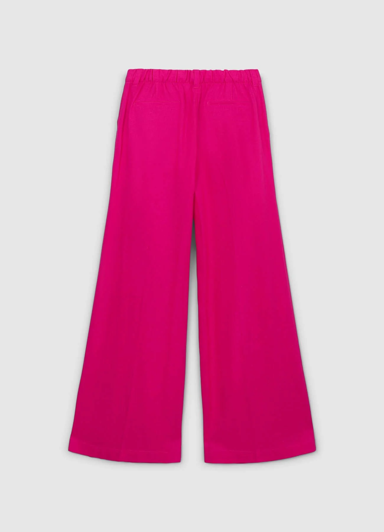 Pantaloni a palazzo misto lino - Image 4