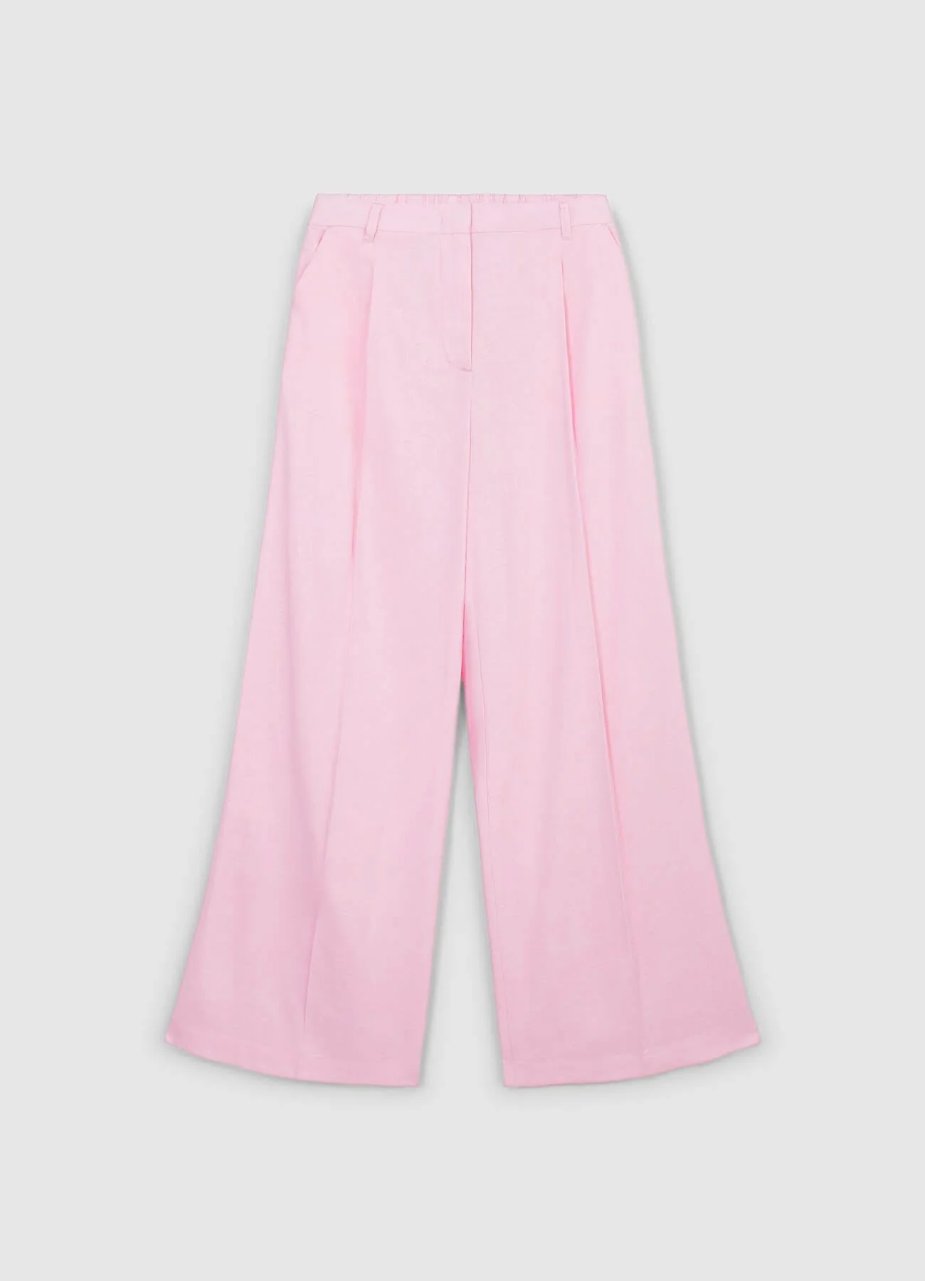 Pantaloni a palazzo misto lino - Image 4