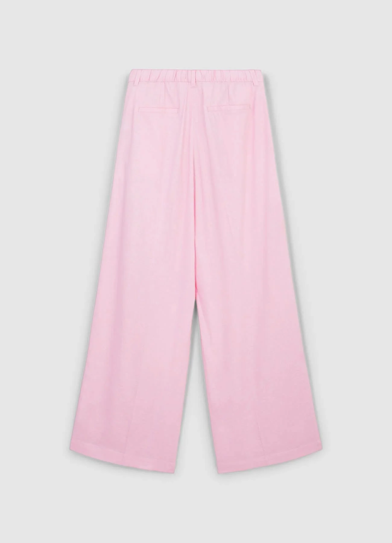 Pantaloni a palazzo misto lino - Image 5