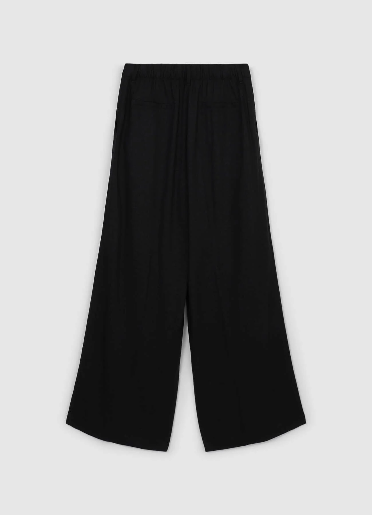 Pantaloni a palazzo misto lino - Image 5