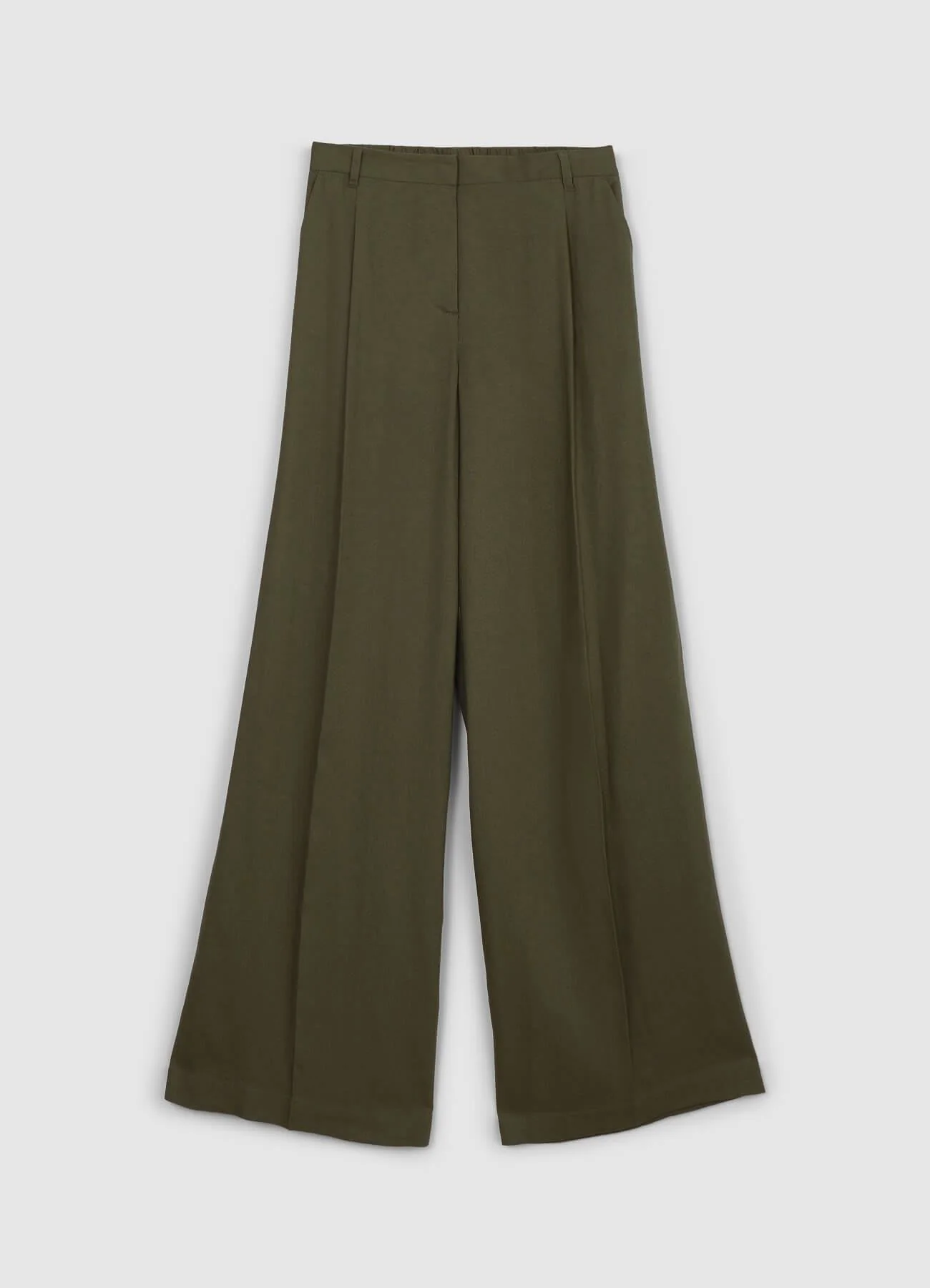 Pantaloni a palazzo misto lino - Image 5