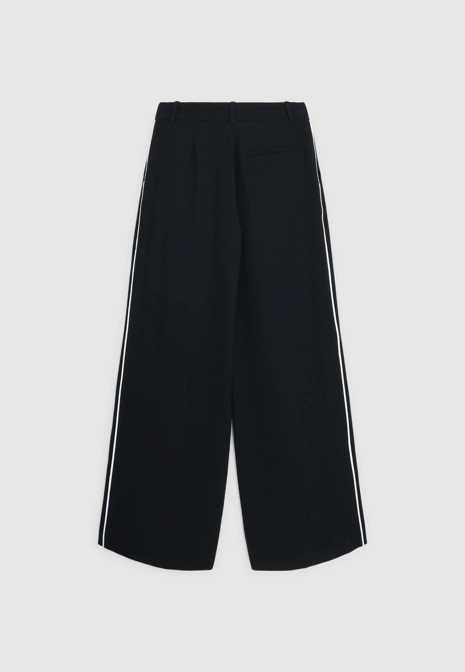 Pantaloni a palazzo piping a contrasto - Image 6