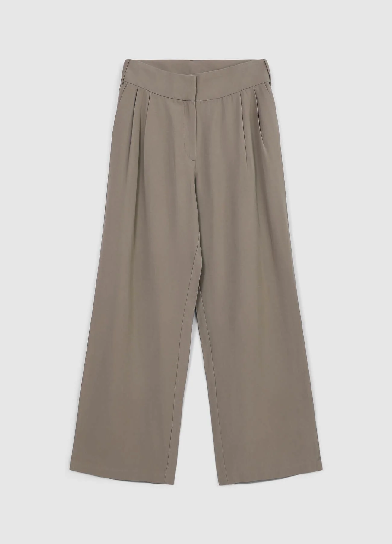 Pantaloni a palazzo tinta unita - Image 3