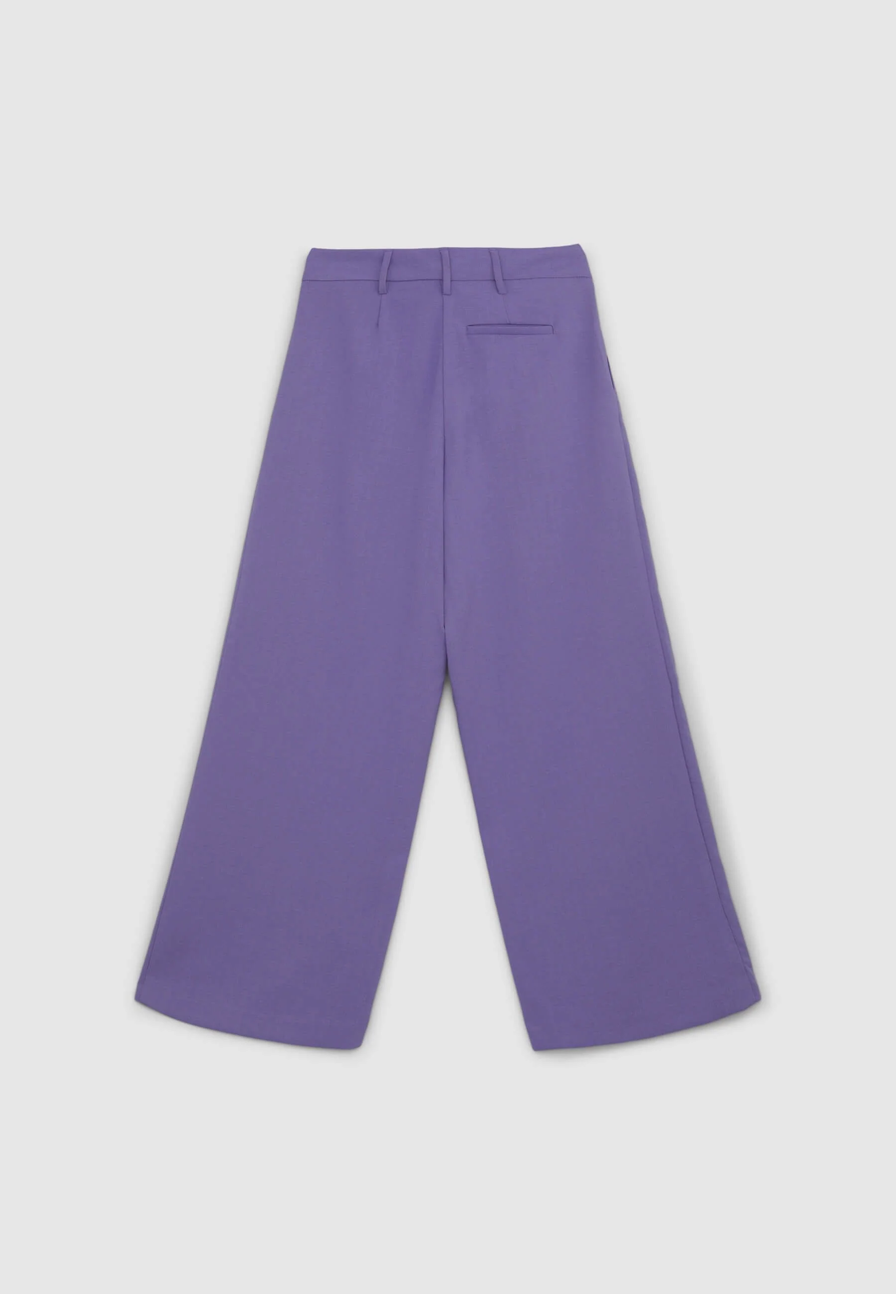 Pantaloni a palazzo tinta unita - Image 4