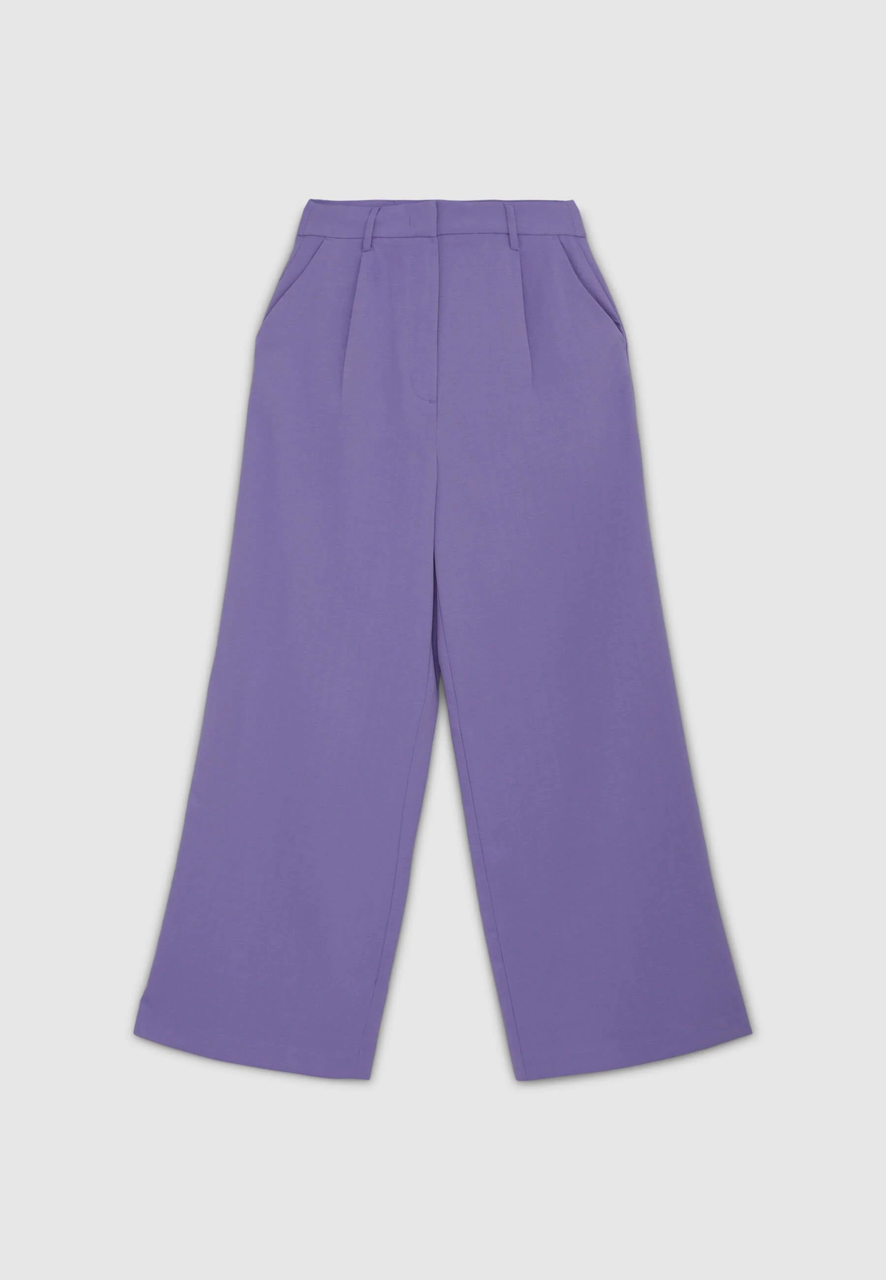 Pantaloni a palazzo tinta unita - Image 5