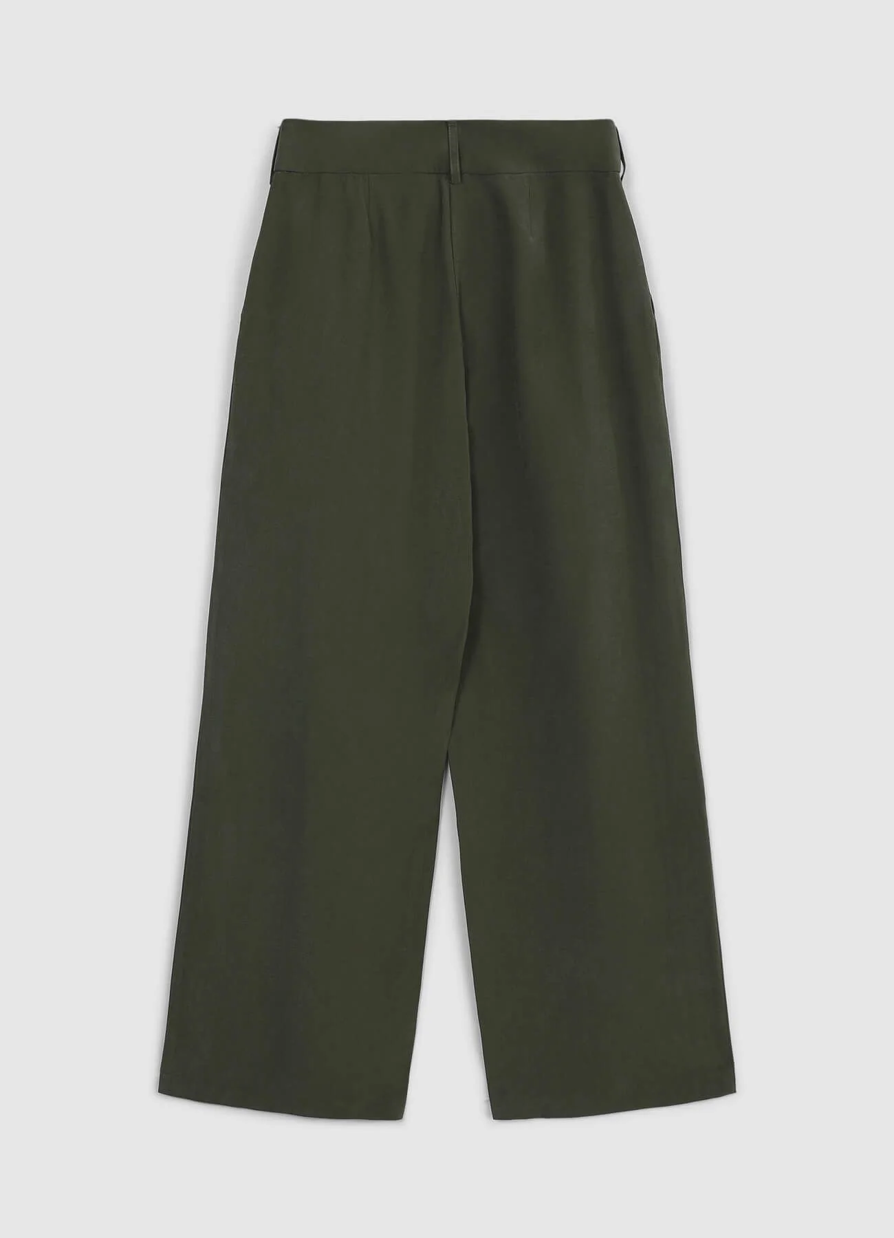 Pantaloni a palazzo tinta unita - Image 4