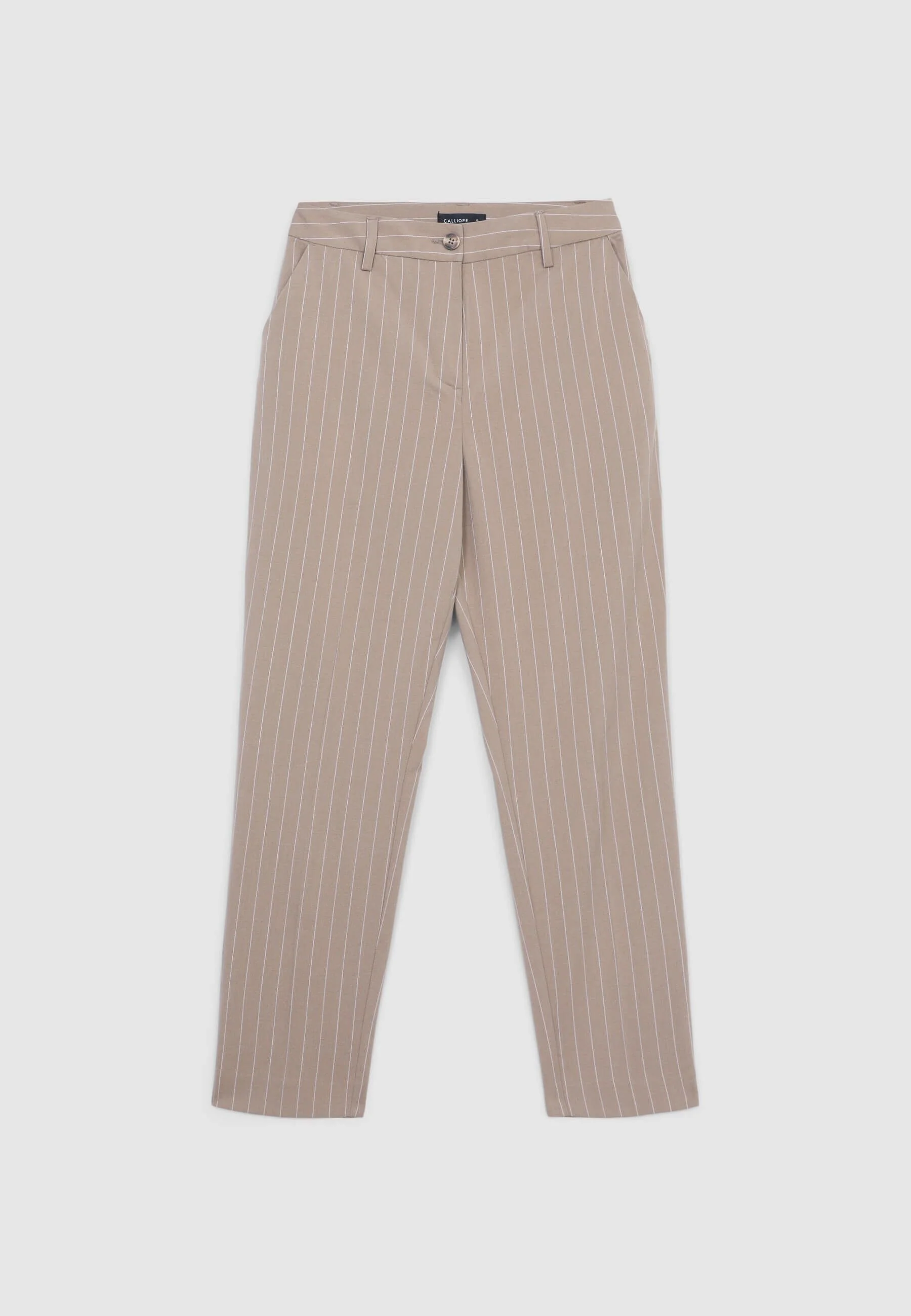 Pantaloni a sigaretta gessati - Image 4