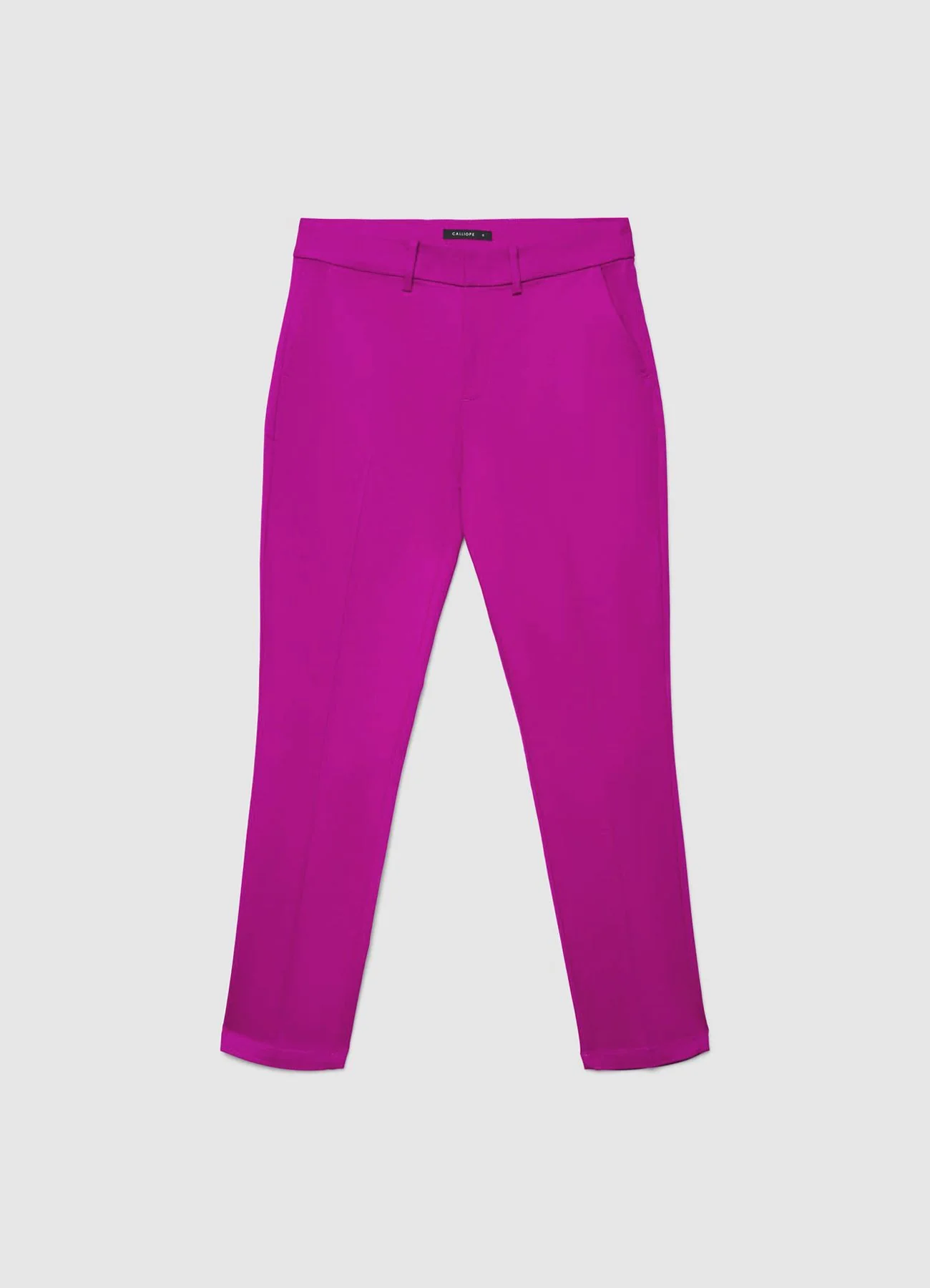 Pantaloni a sigaretta in rasatello di cotone - Image 4