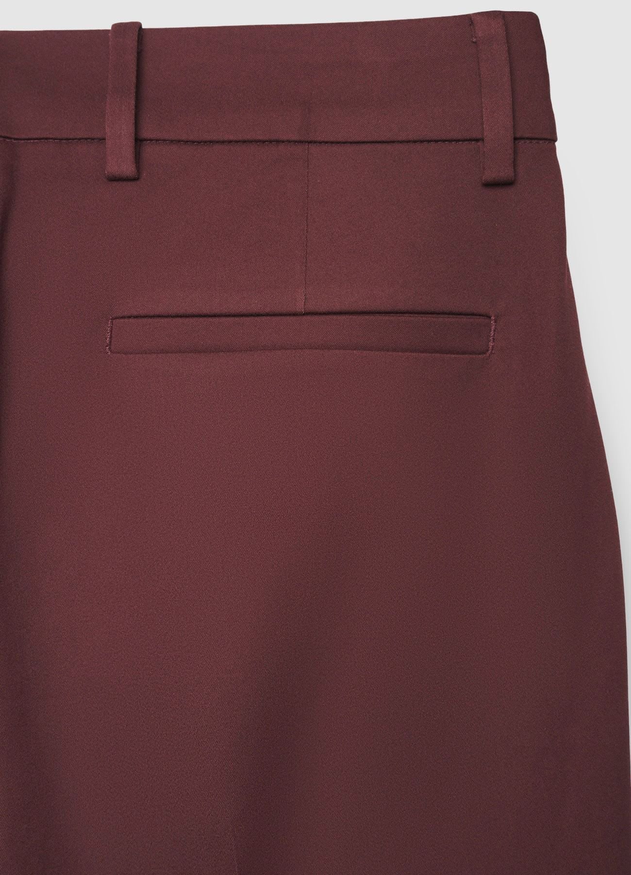 Pantaloni a sigaretta in rasatello di cotone - Image 4