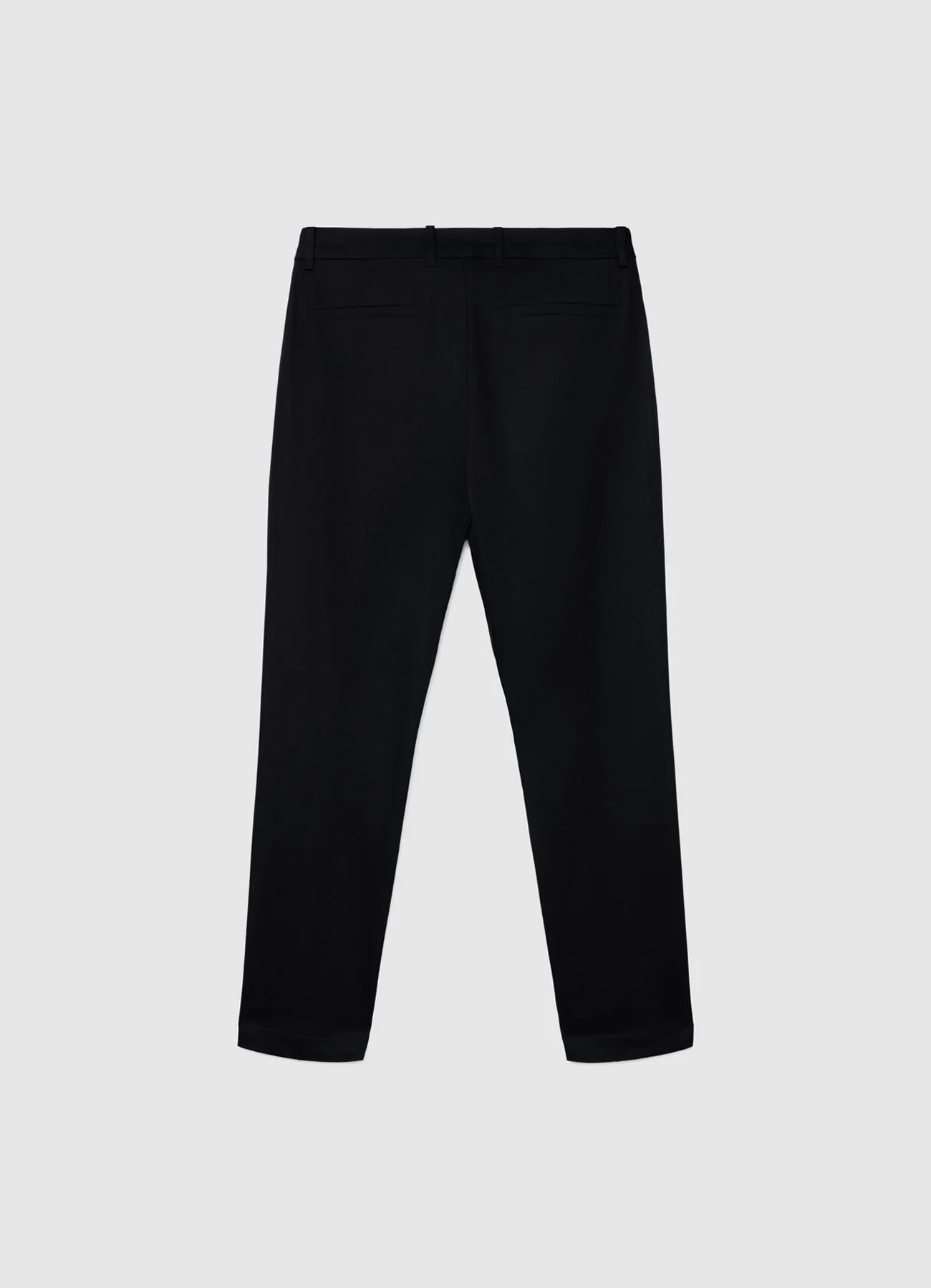 Pantaloni a sigaretta in rasatello di cotone - Image 6