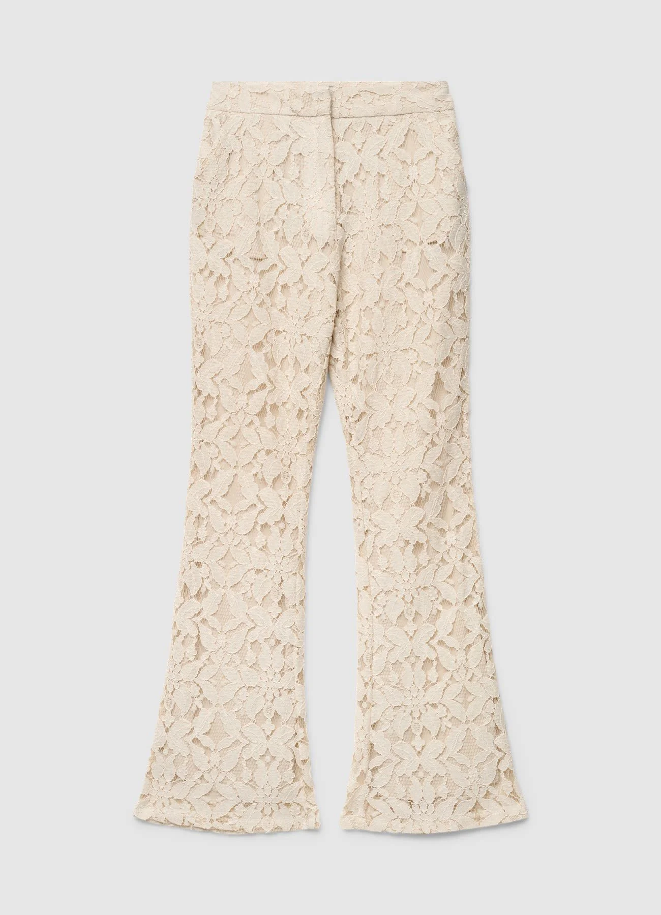 Pantaloni a zampa in pizzo - Image 6