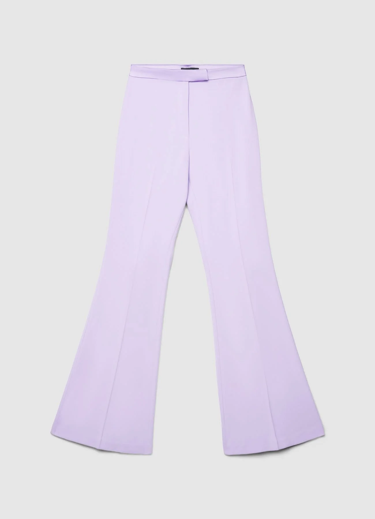 Pantaloni a zampa tessuto crepe - Image 6