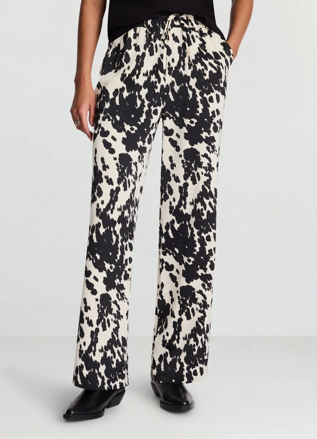 Pantaloni ampi fantasia muccata - Image 3