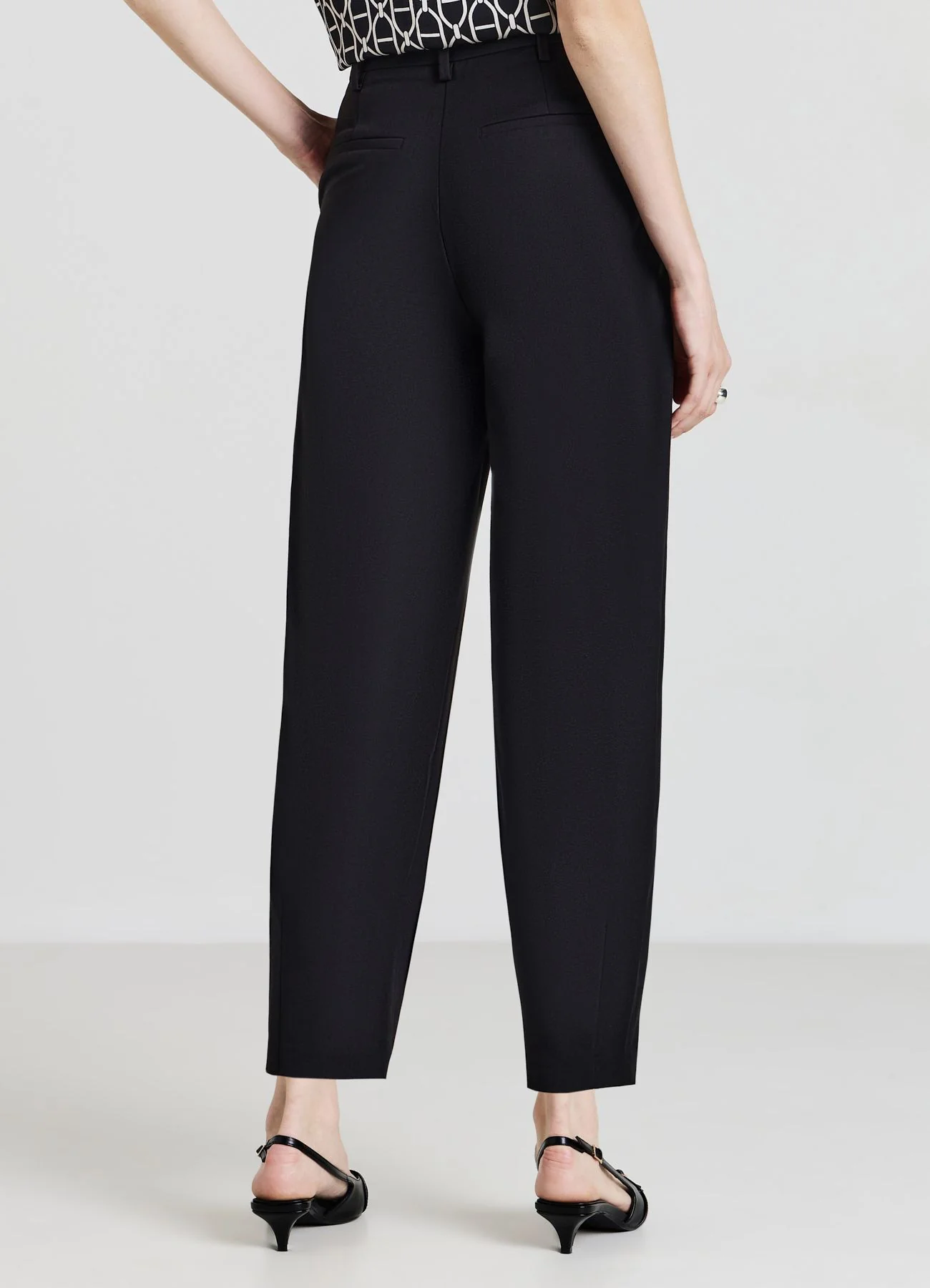 Pantaloni balloon doppia pinces