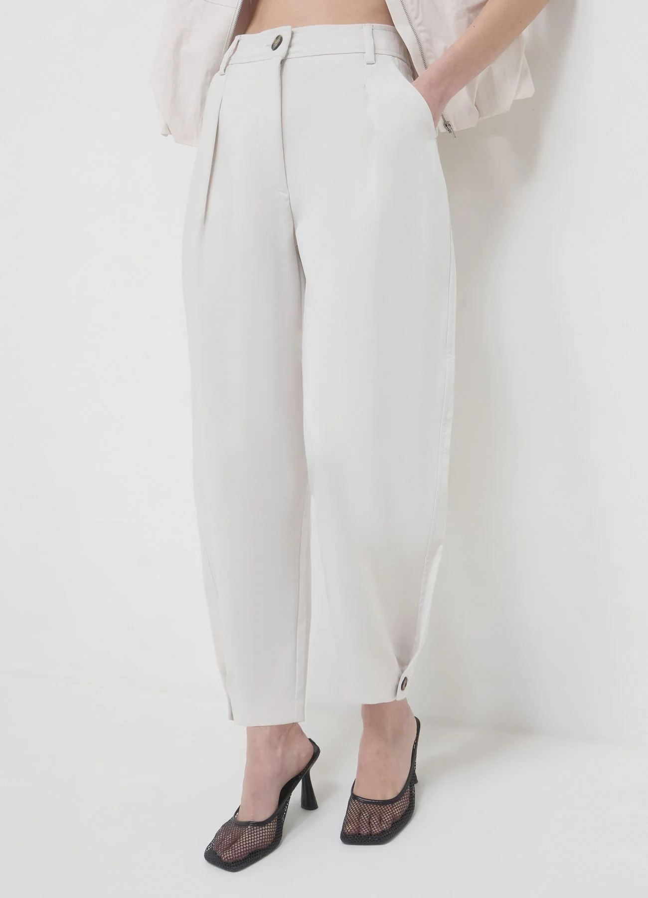Pantaloni barrel fit