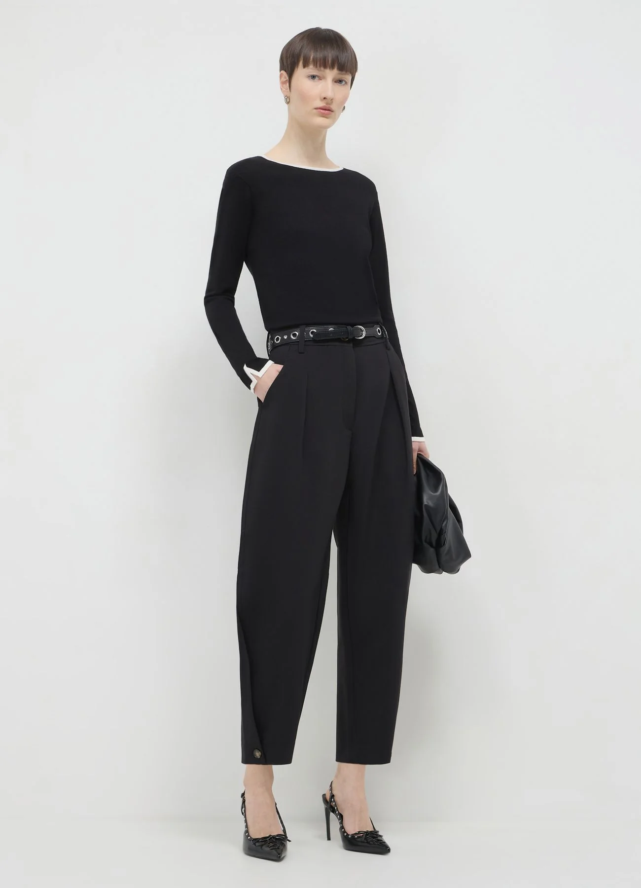 Pantaloni barrel fit - Image 2