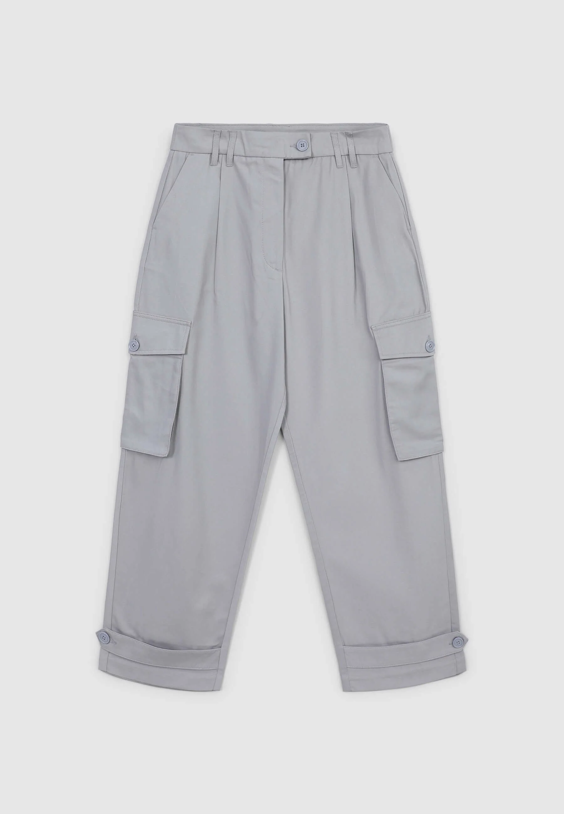 Pantaloni cargo con pinces