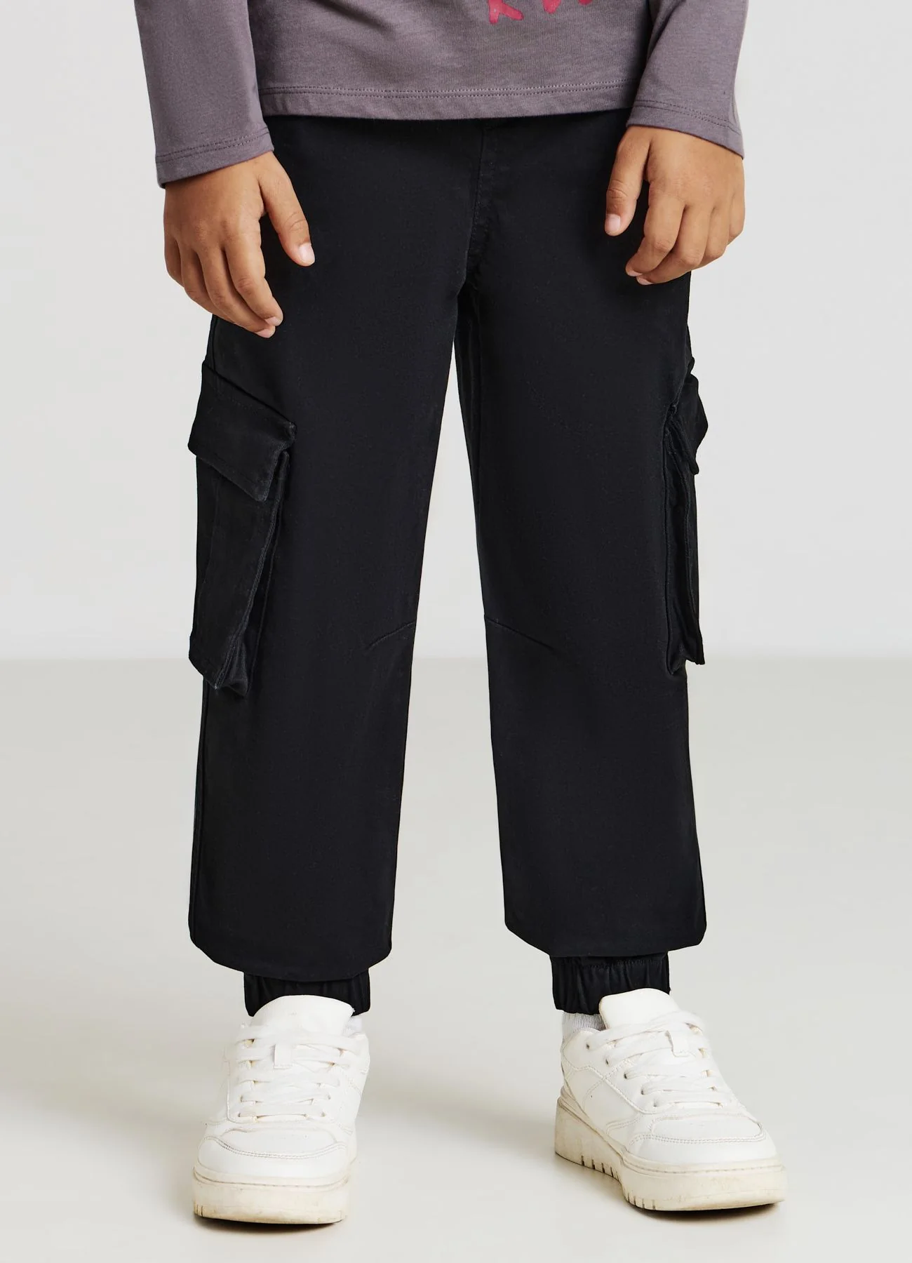 Pantaloni cargo in cotone - Image 2