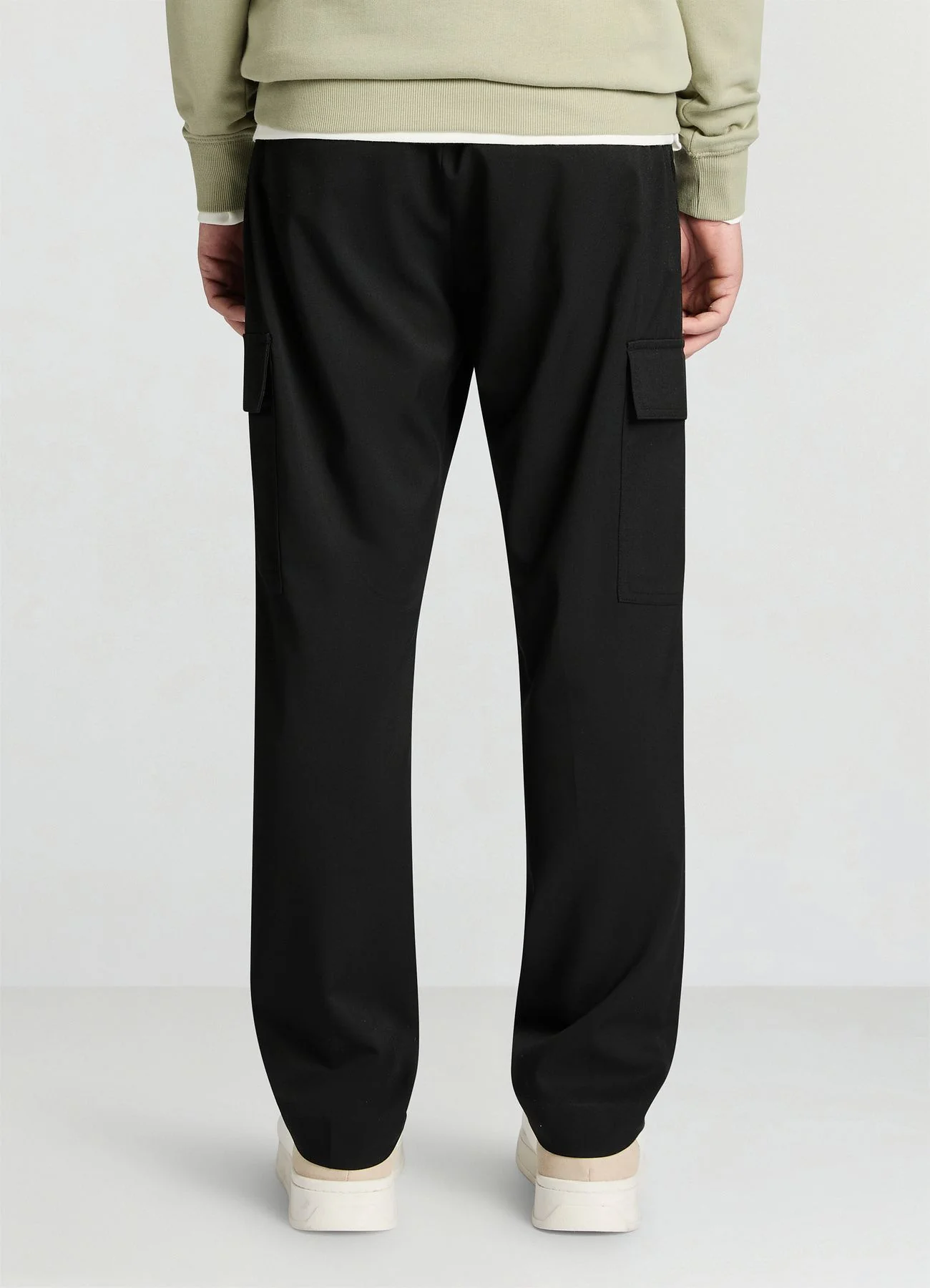 Pantaloni cargo jogger con coulisse