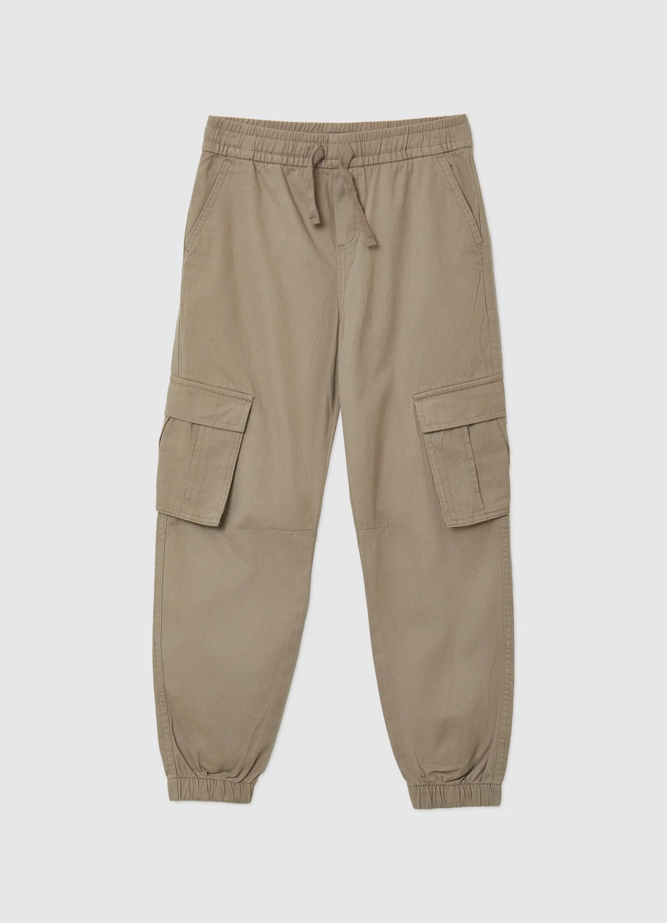 Pantaloni cargo jogger con elastico in vita - Image 2