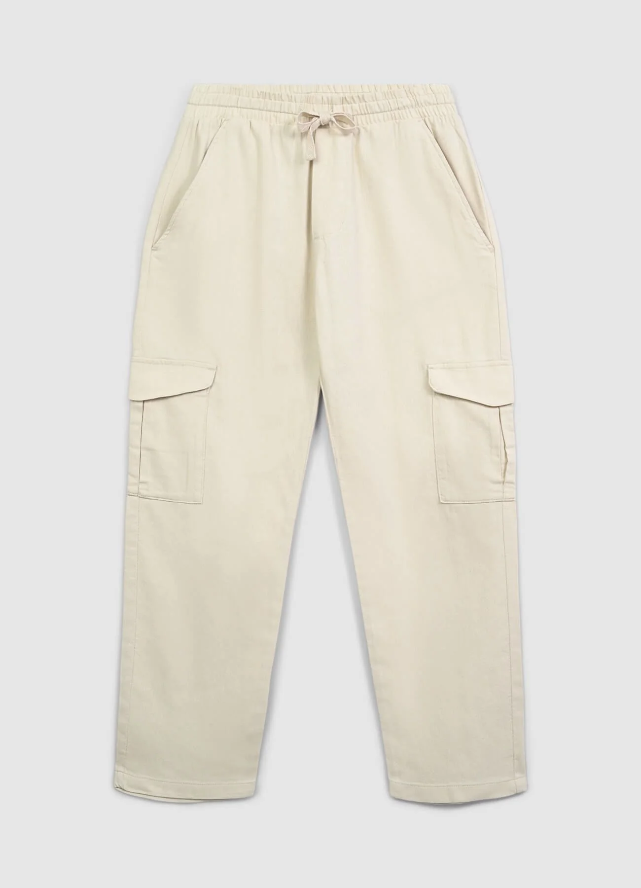 Pantaloni cargo tinta unita - Image 4