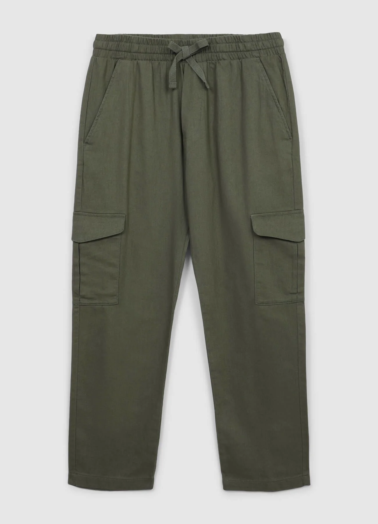 Pantaloni cargo tinta unita - Image 4
