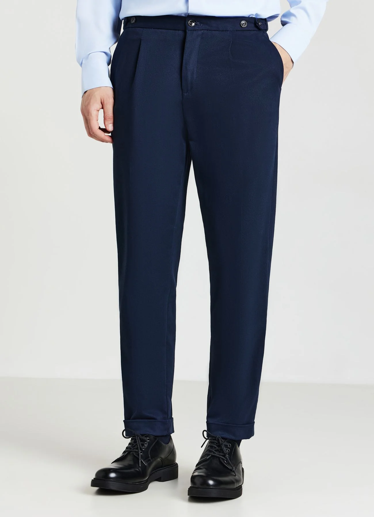 Pantaloni chino con bottoni - Image 3