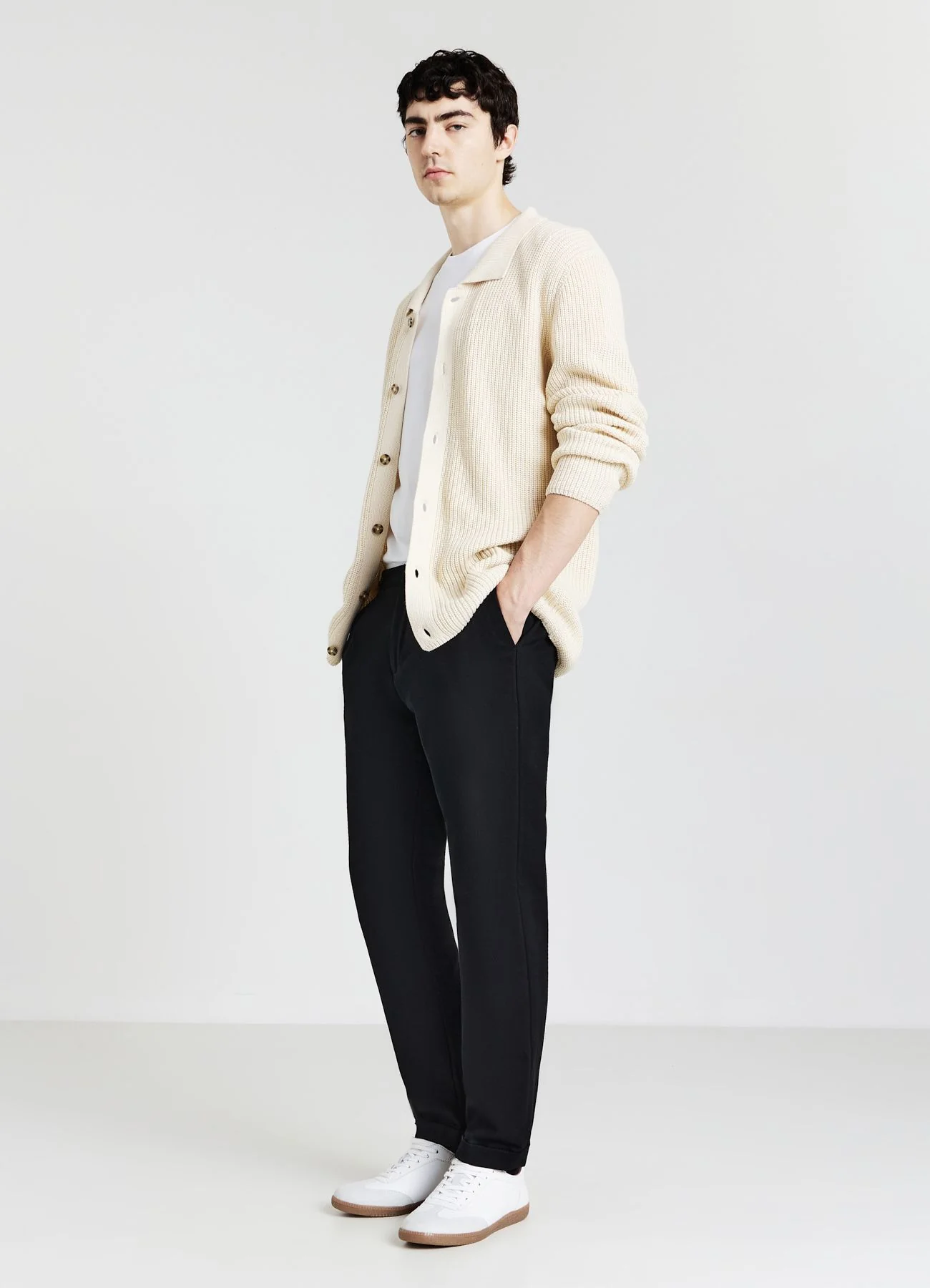Pantaloni chino con bottoni - Image 3